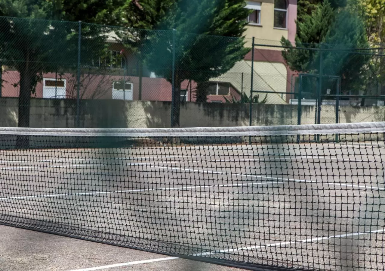 Tennis court in Hotel Columbano