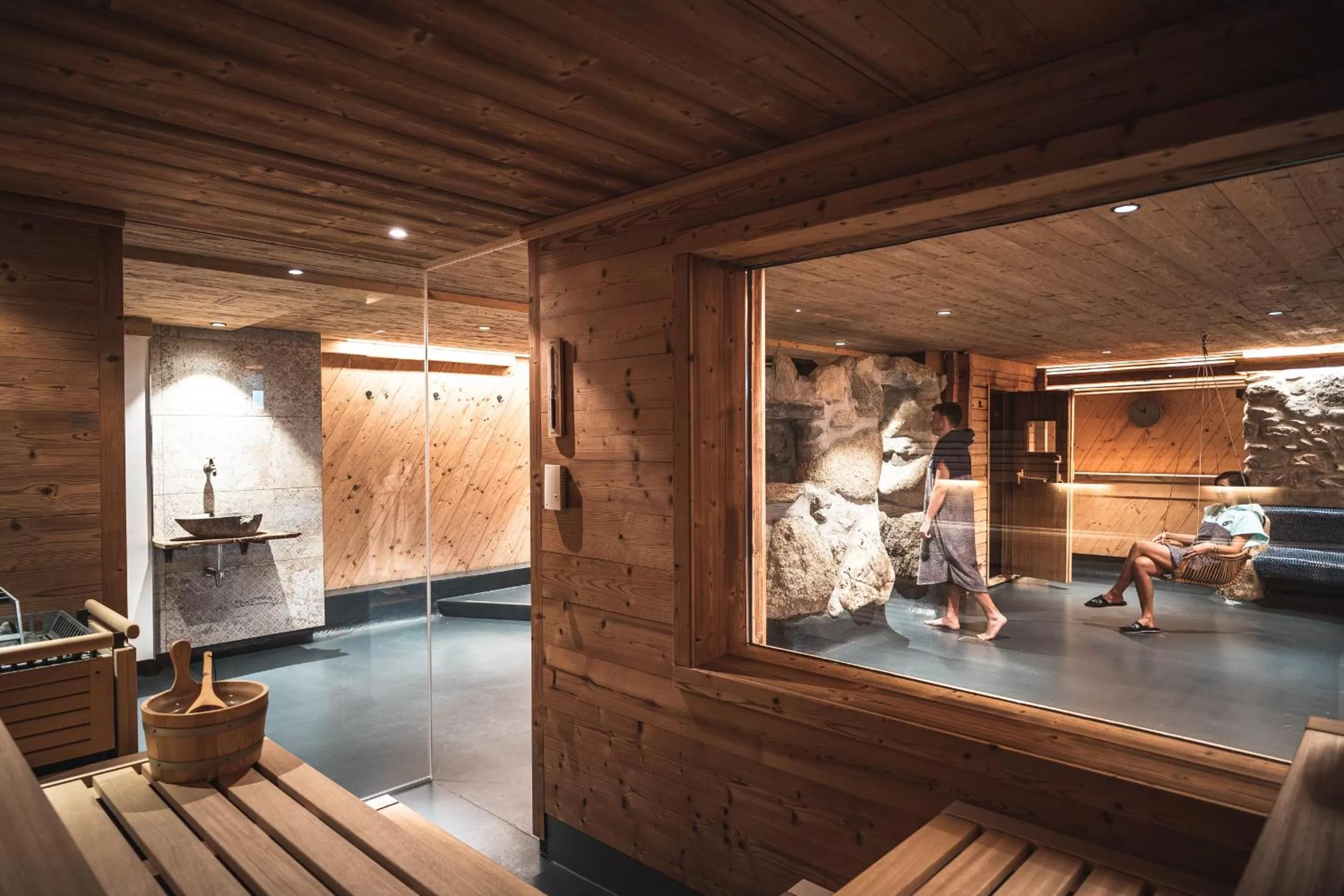 Sauna in Hotel Das Falkenstein