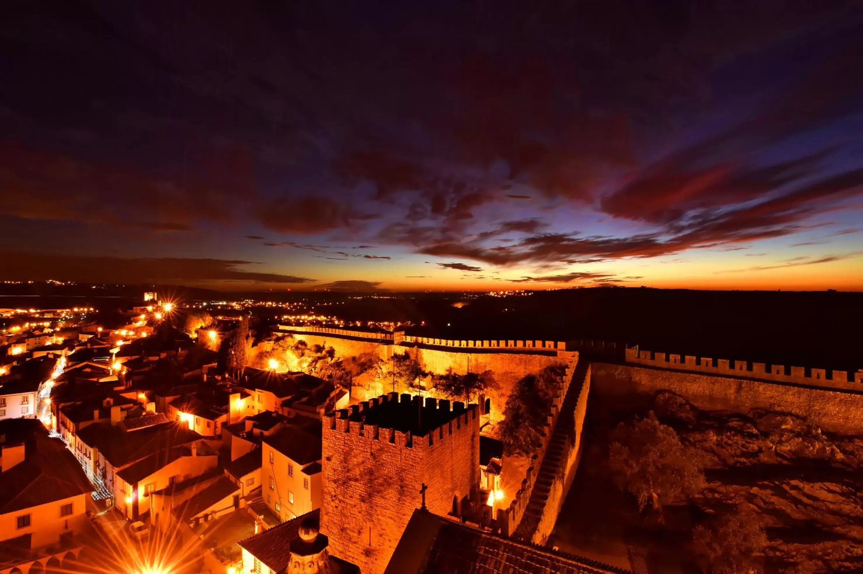 Street view, Bird's-eye View in Pousada Castelo de Obidos