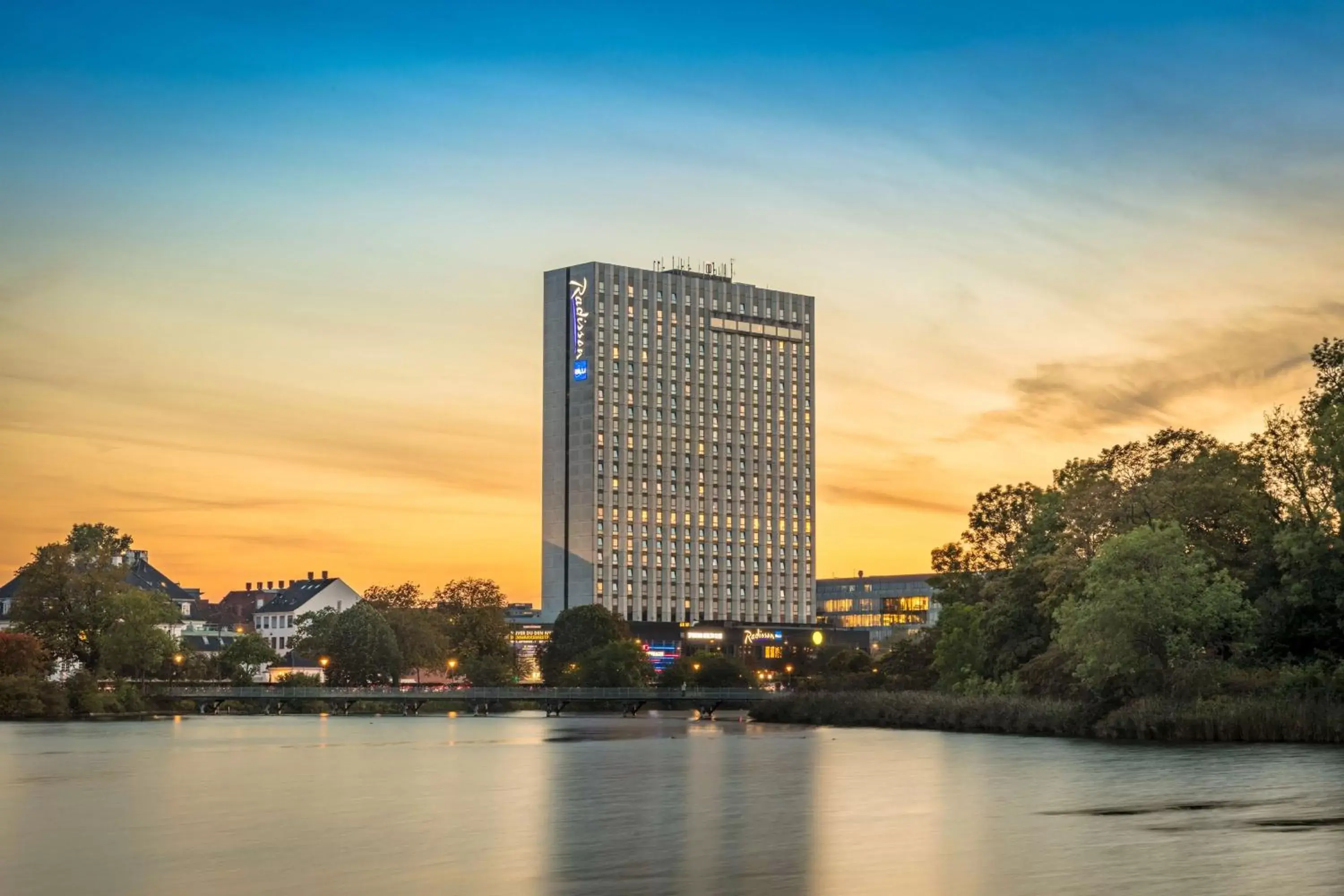 Property building, Sunrise/Sunset in Radisson Blu Scandinavia Hotel, Copenhagen