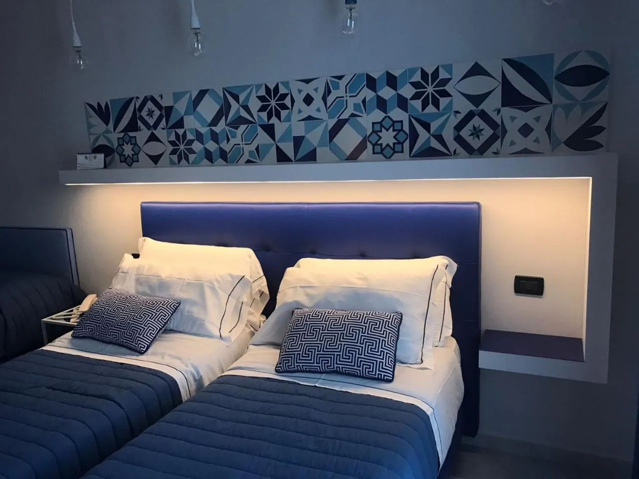 Bedroom, Bed in Hotel Leone