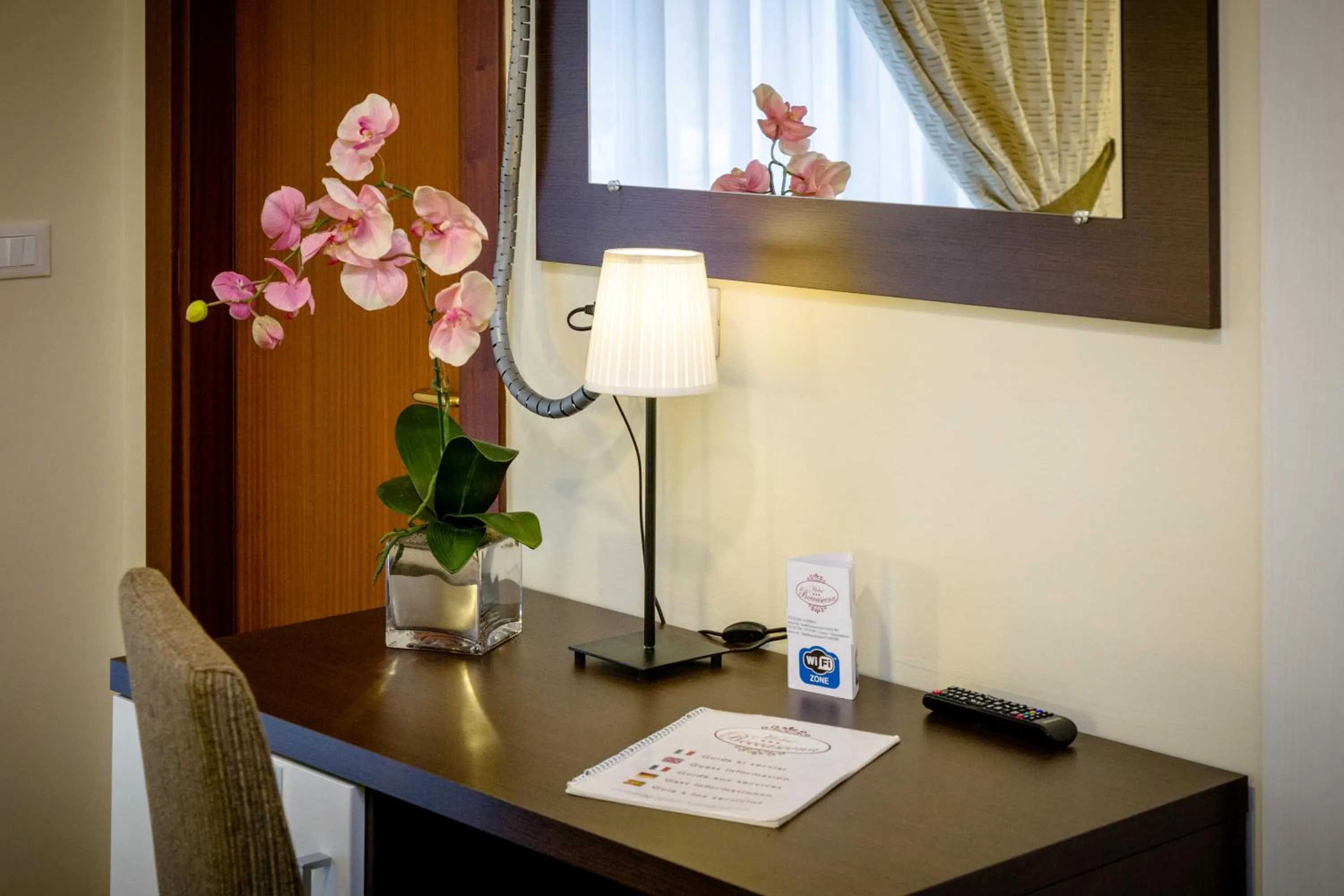 Decorative detail in Hotel Boccascena