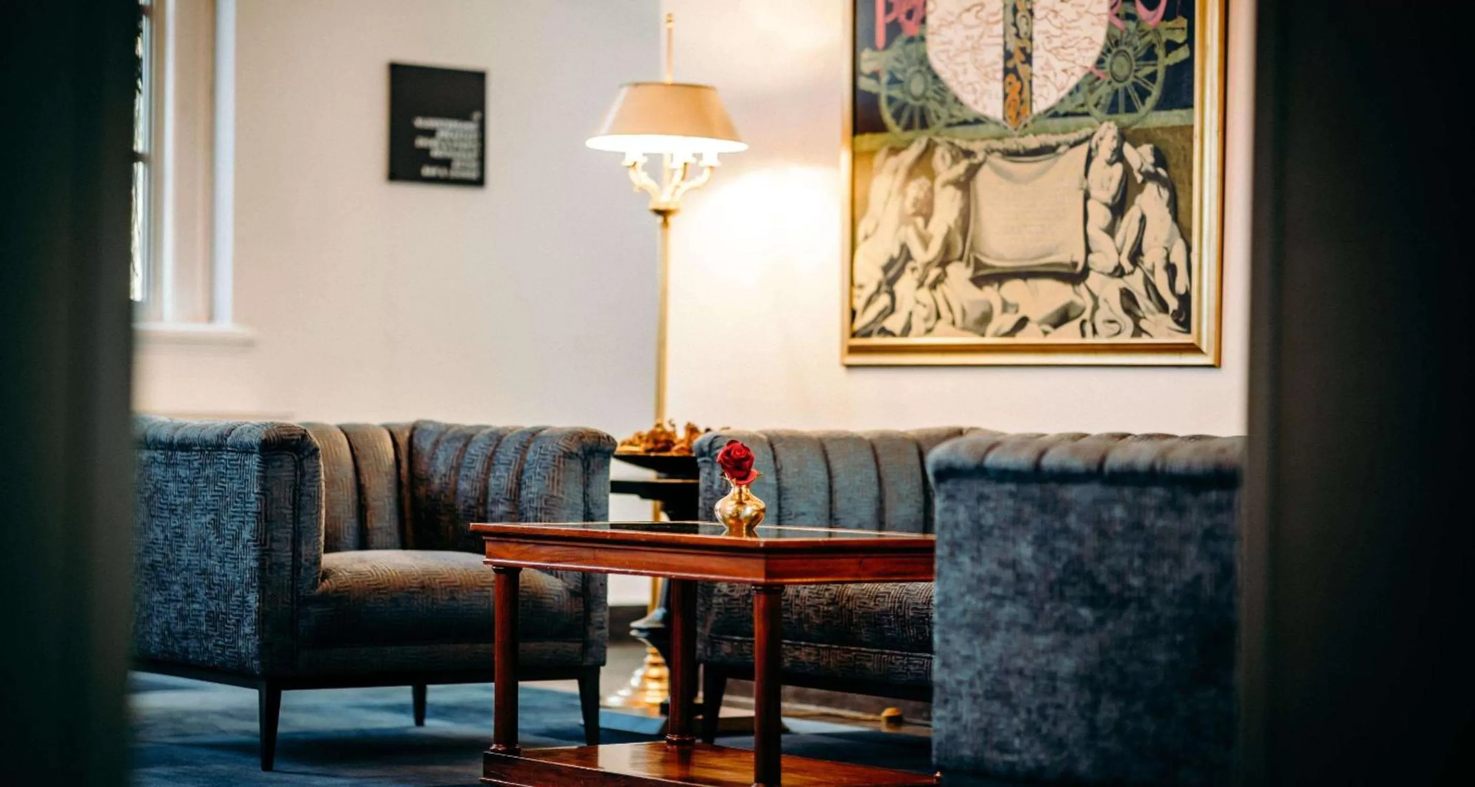 Lobby or reception in Grand Hotel Karel V