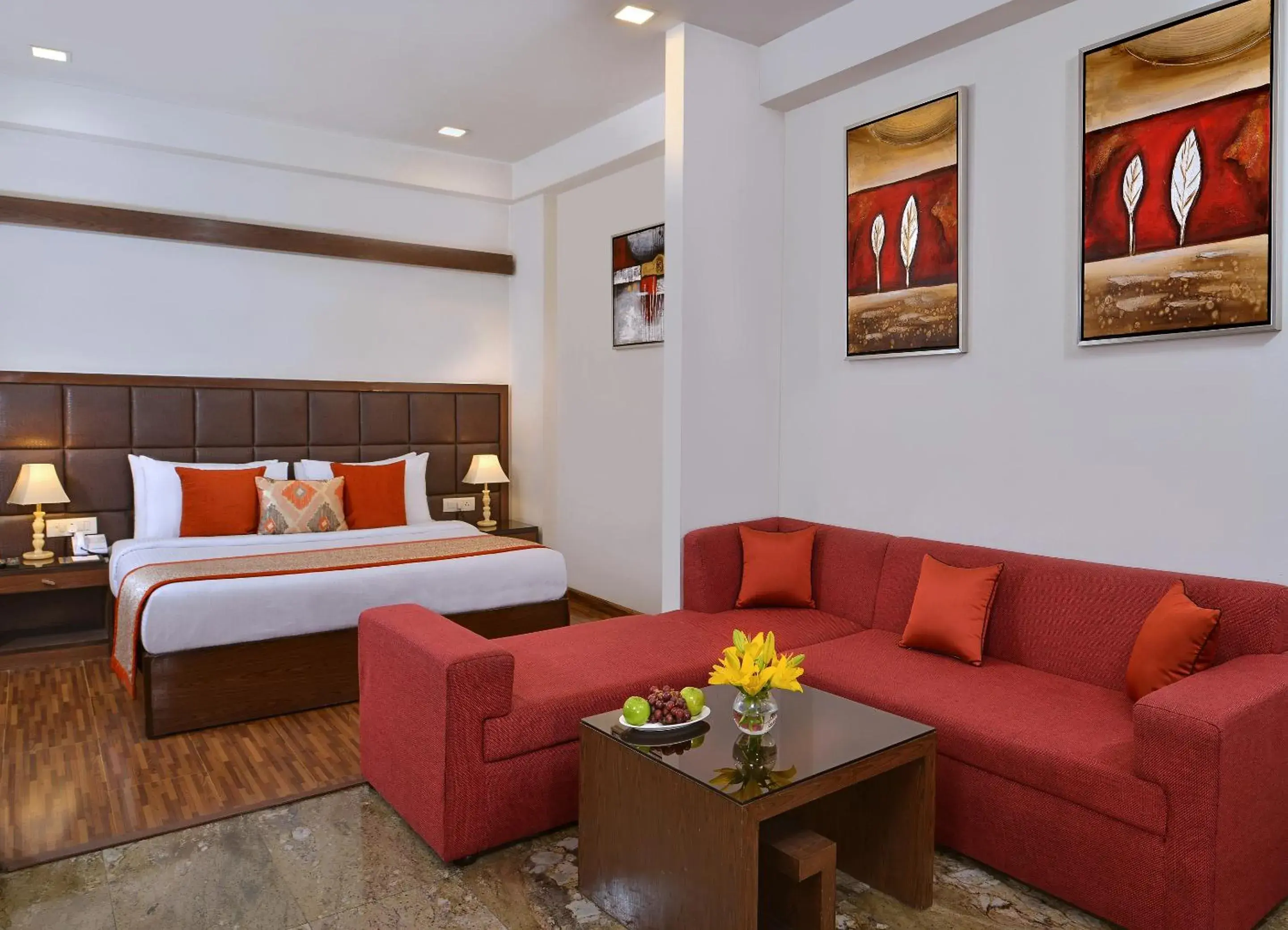 Bedroom in Taurus Sarovar Portico