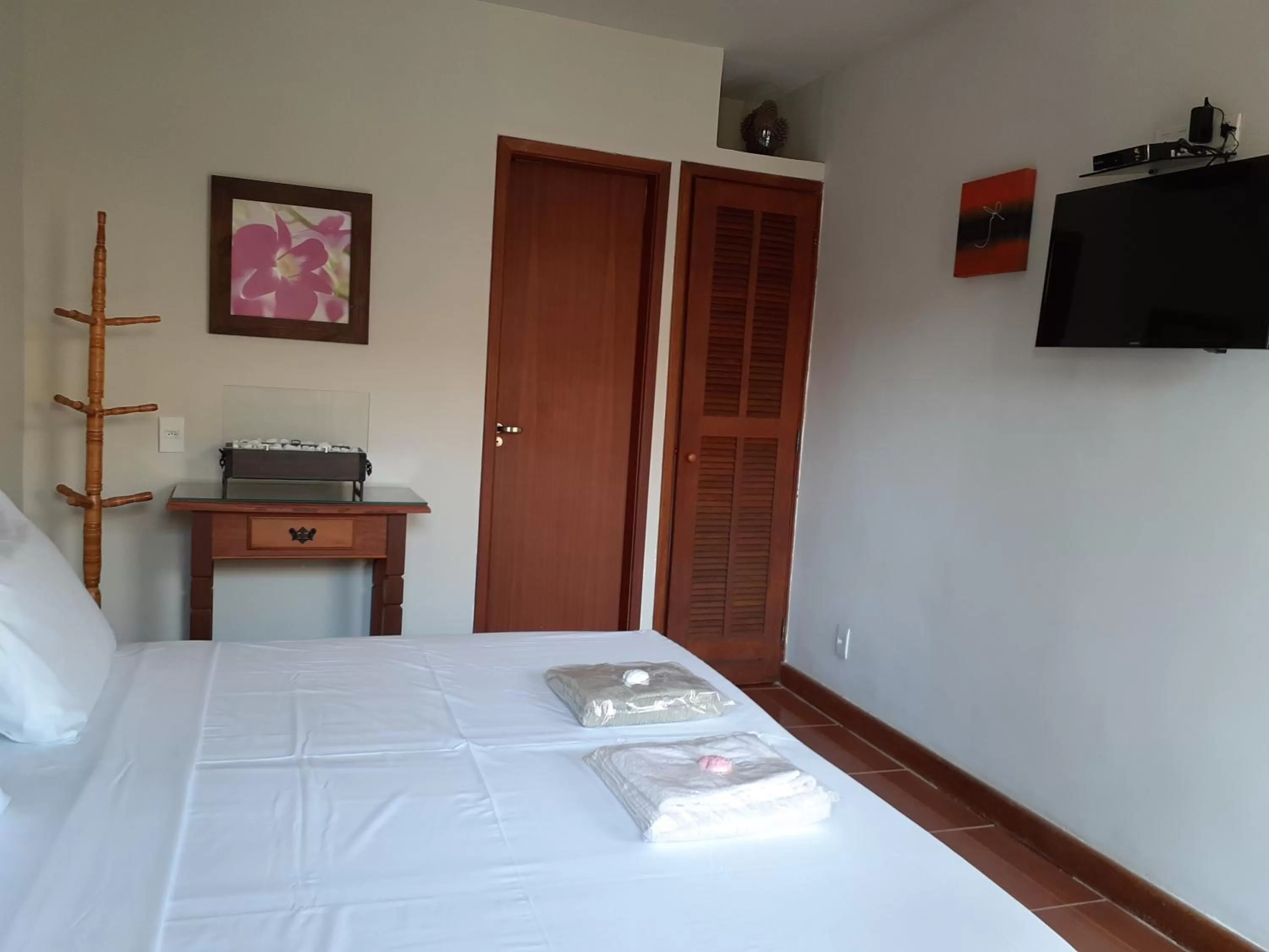 Bed in Pousada R.N.C. Nosso Paraíso