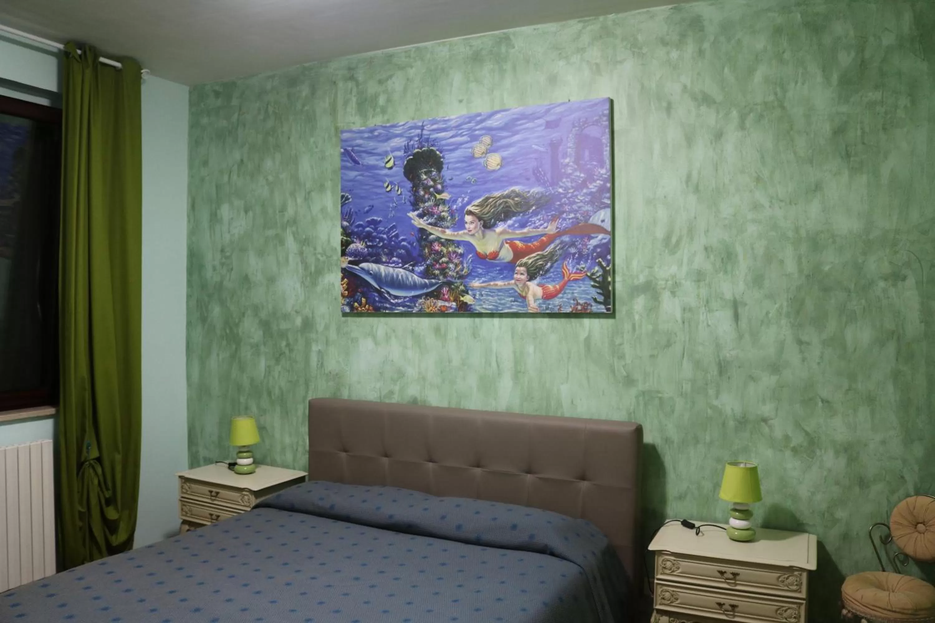 Bed in Le Sirene Bed and Breakfast