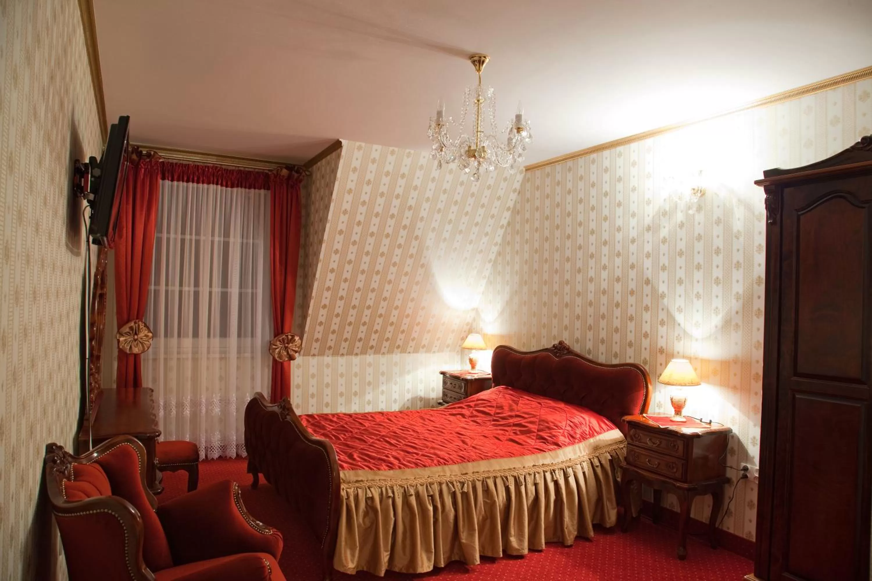 Bedroom, Bed in Hotel Campari