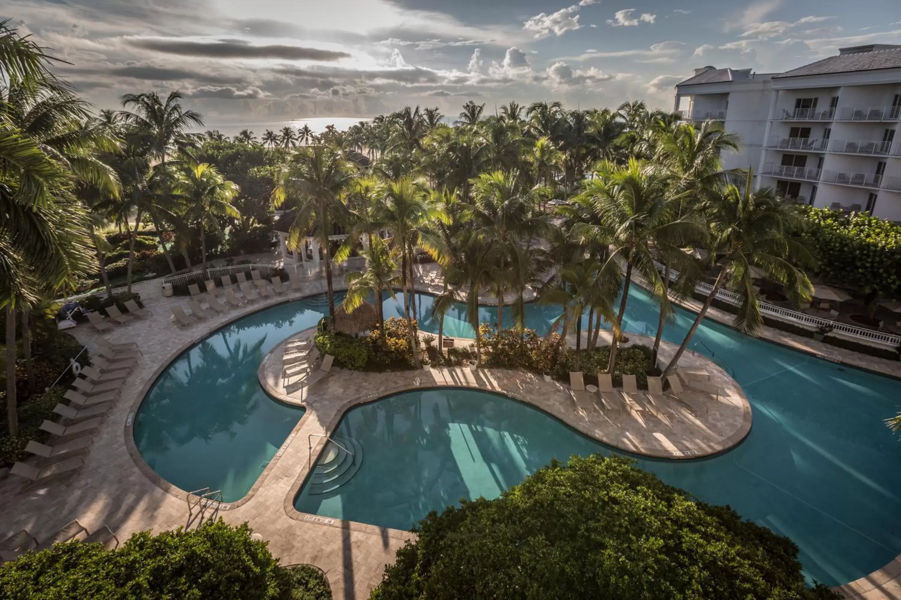 Swimming pool, Bird's-eye View in The Lago Mar Beach Resort and Club