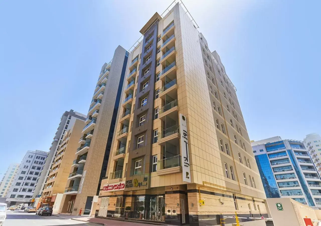 Property building in Rose Plaza Hotel Al Barsha