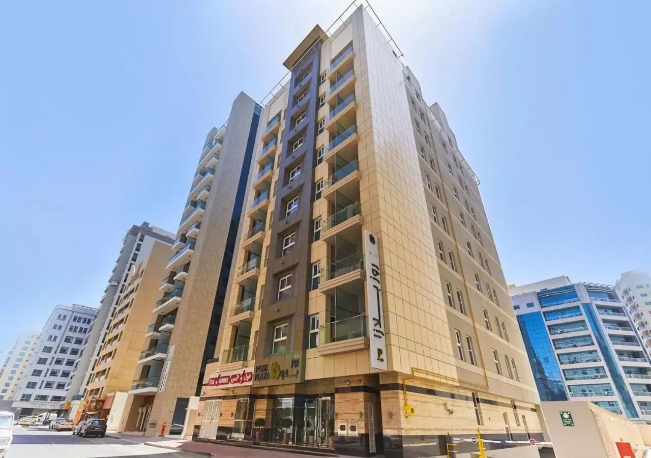 Property building in Rose Plaza Hotel Al Barsha Property building in Rose Plaza Hotel Al Barsha