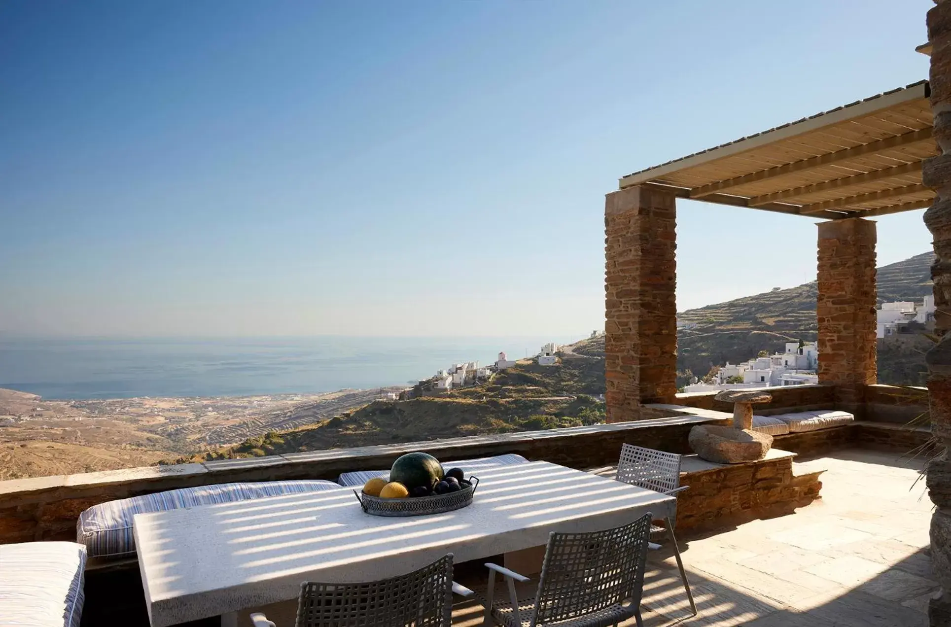 Balcony/Terrace in Aeolis Tinos Suites