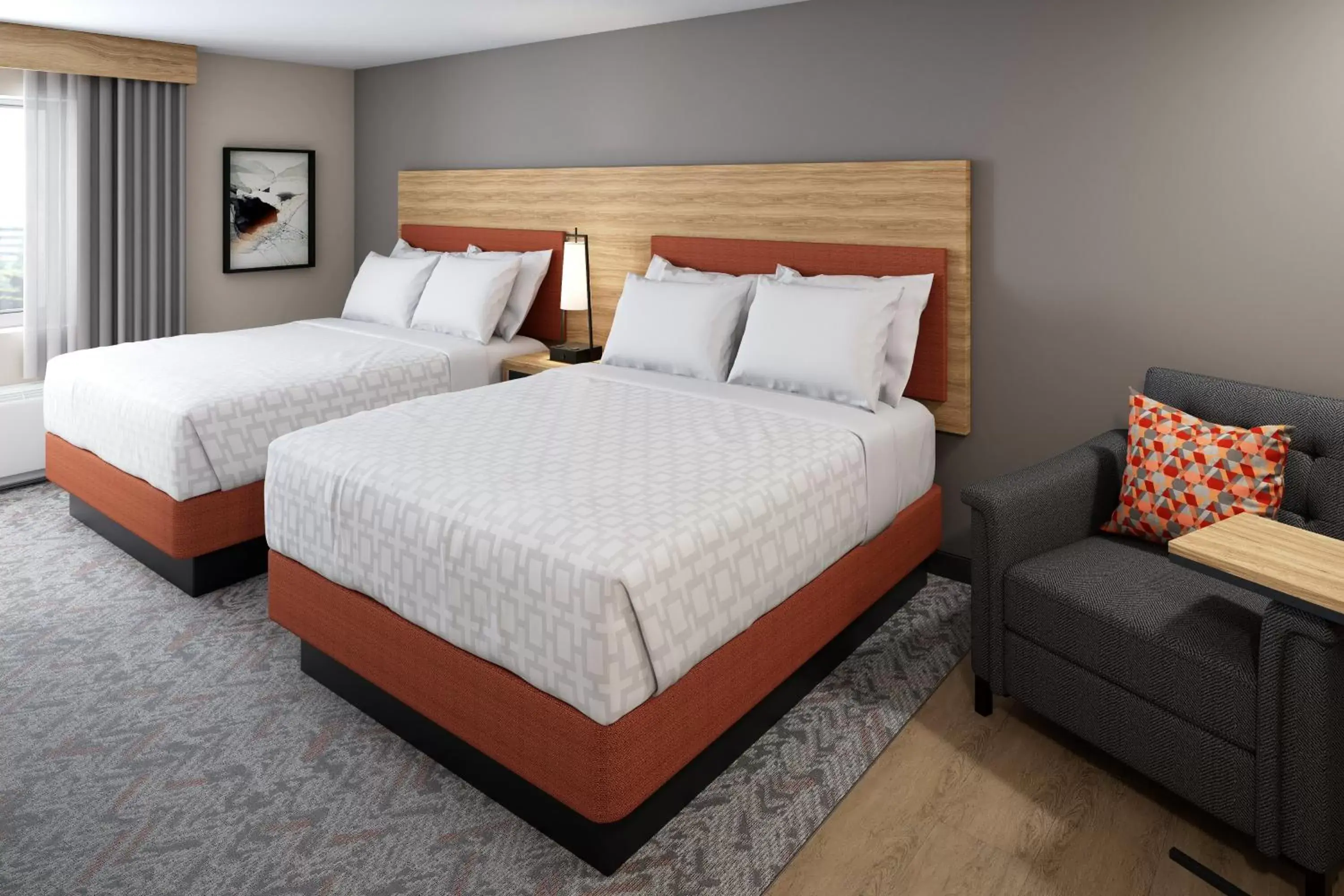 Studio Suite with Two Queen Beds and Mobility Accessible Tub  in Candlewood Suites - Loma Linda - San Bernardino S, an IHG Hotel
