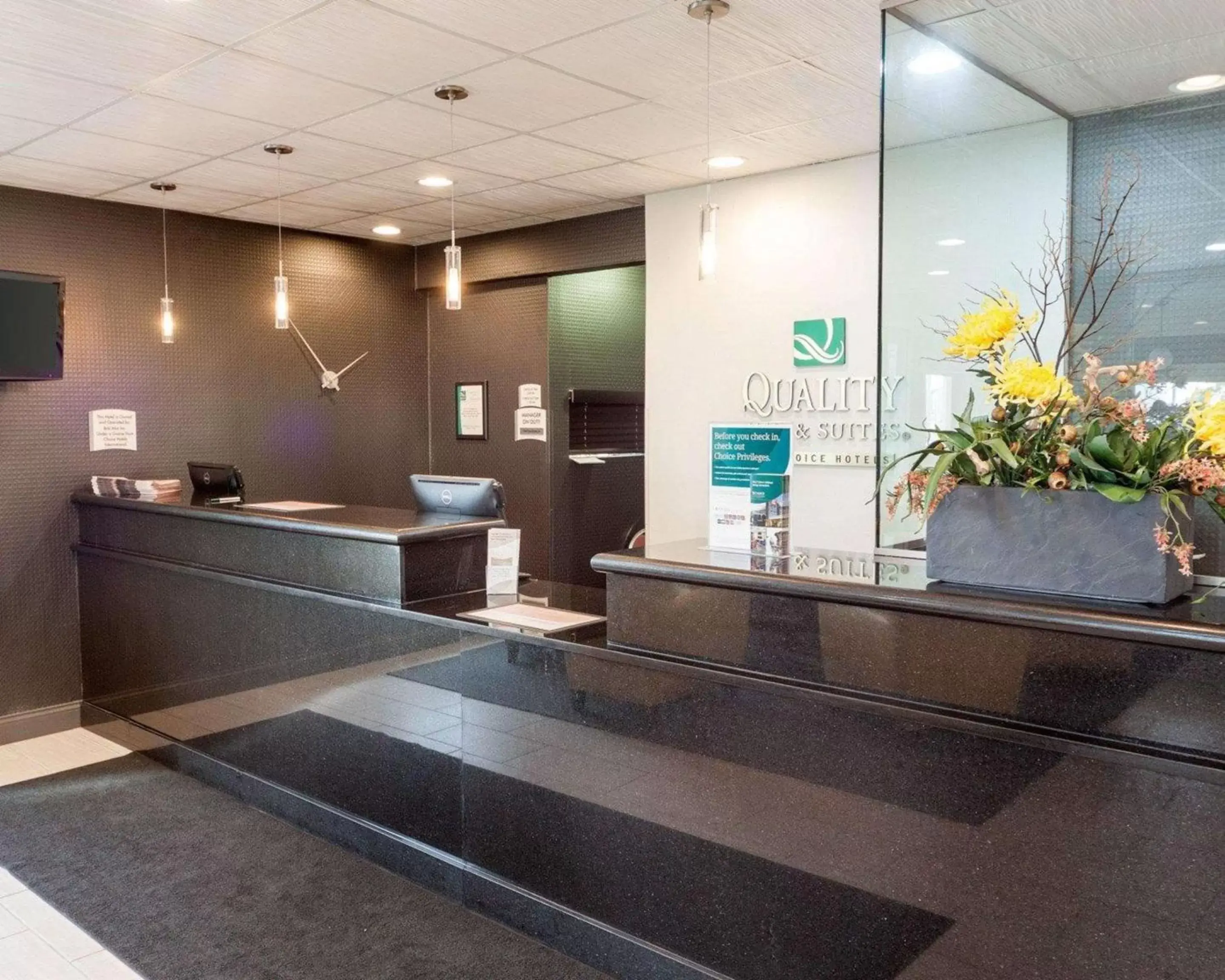 Lobby or reception in Quality Inn Montpelier Lobby or reception in Quality Inn Montpelier