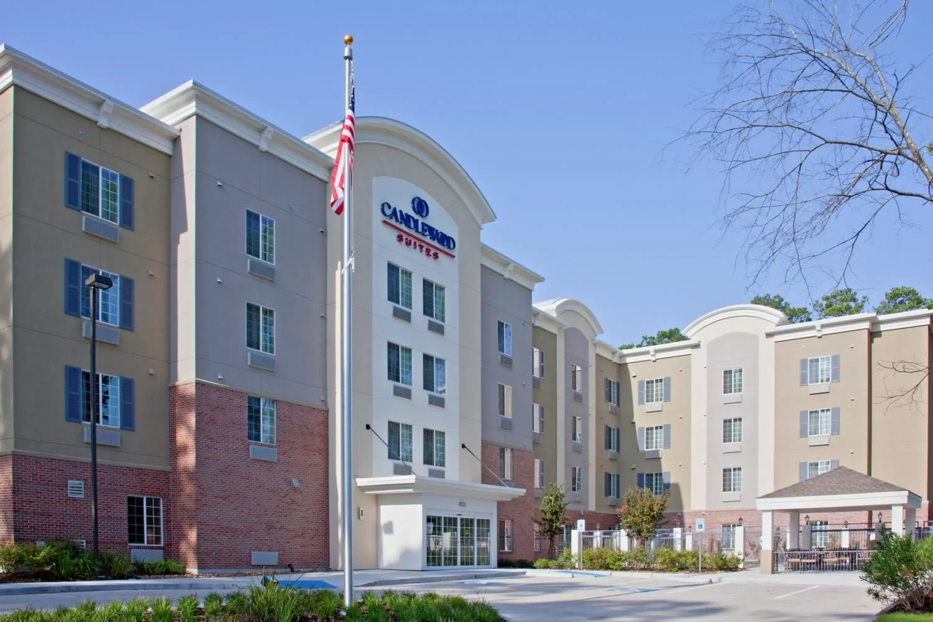 Property building in Candlewood Suites Houston The Woodlands, an IHG Hotel