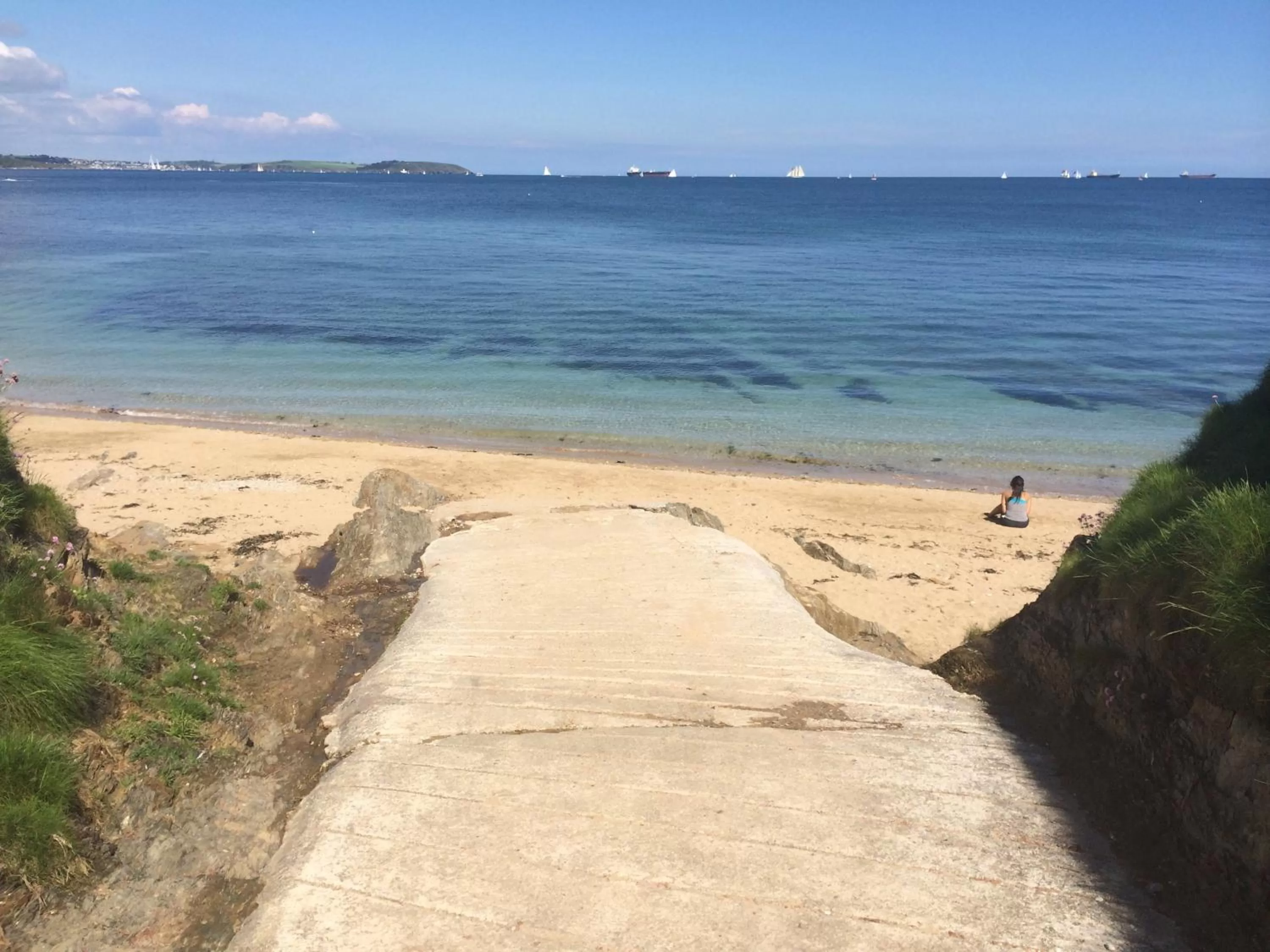 Beach in Lyonesse Guest House