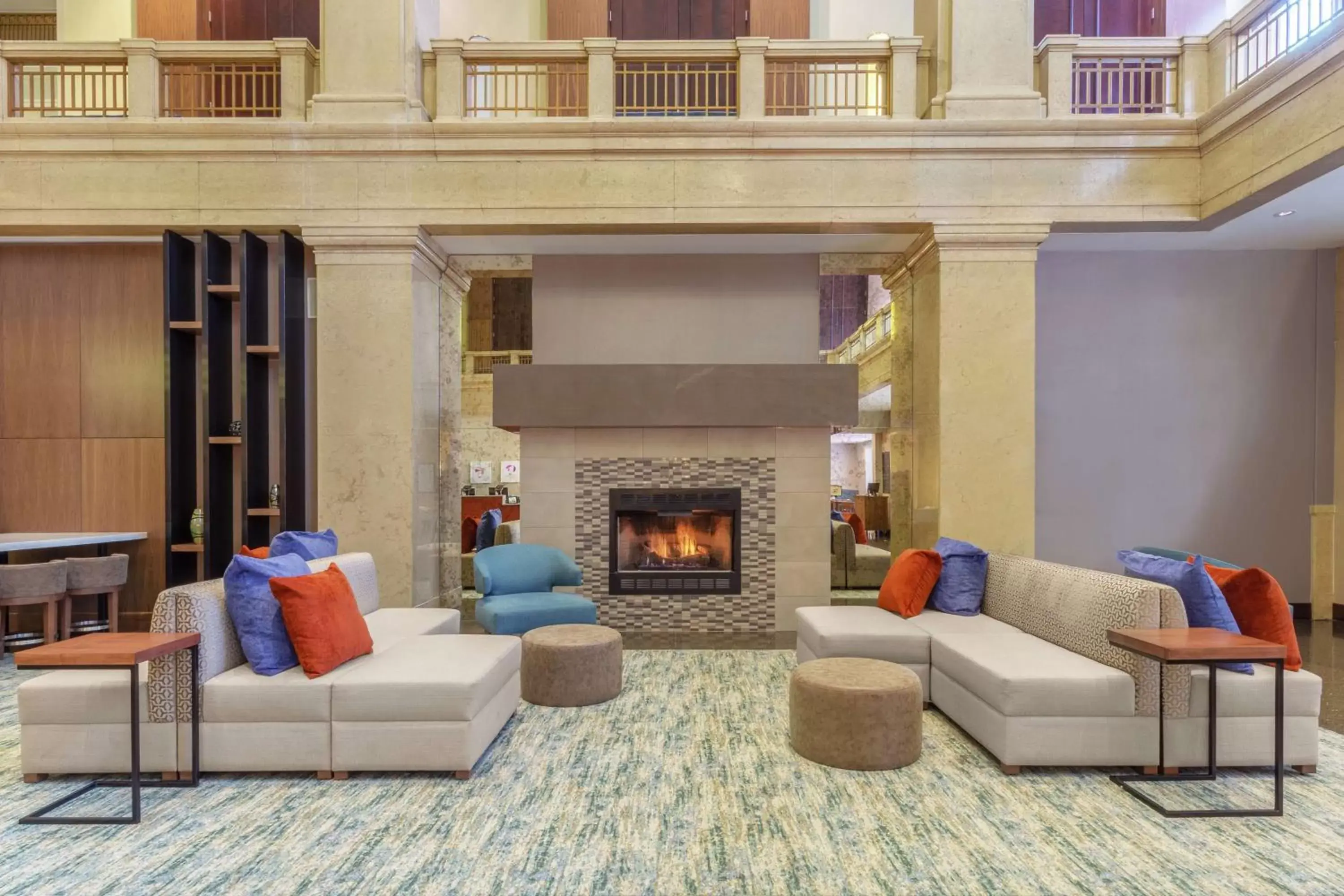 Lobby or reception, Seating Area in Hilton Garden Inn Indianapolis Downtown