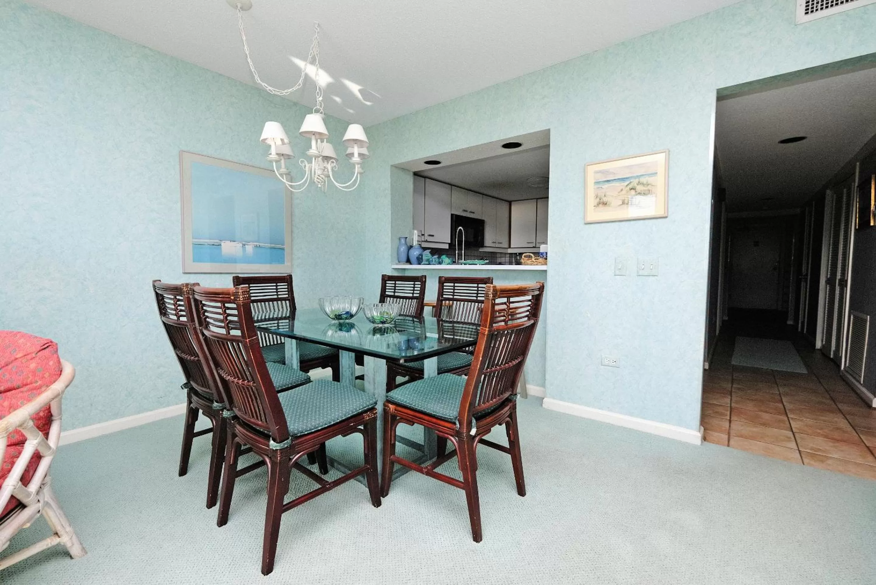 Dining area in Beach Vacation Condos