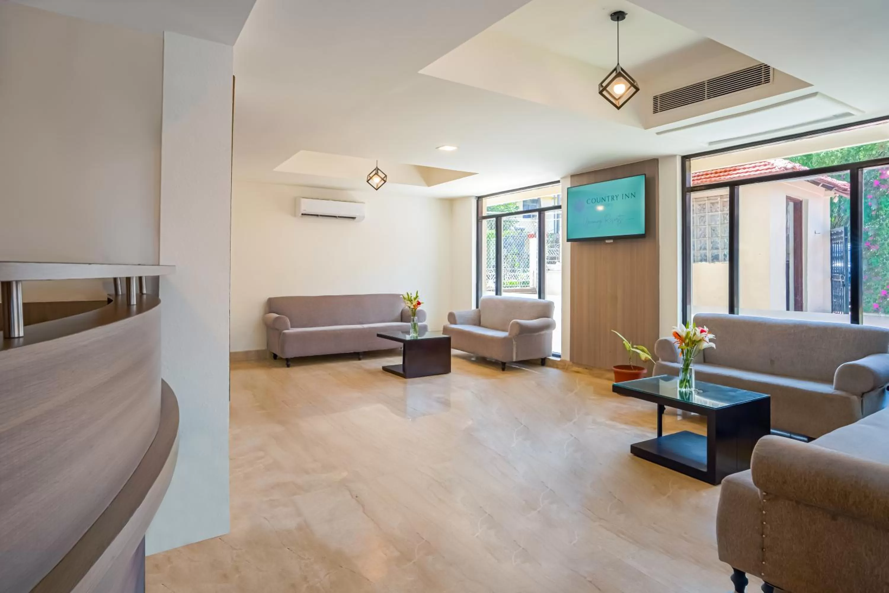 Lobby or reception in Country Inn Goa Varca Beach - 2 minutes walk to the beach