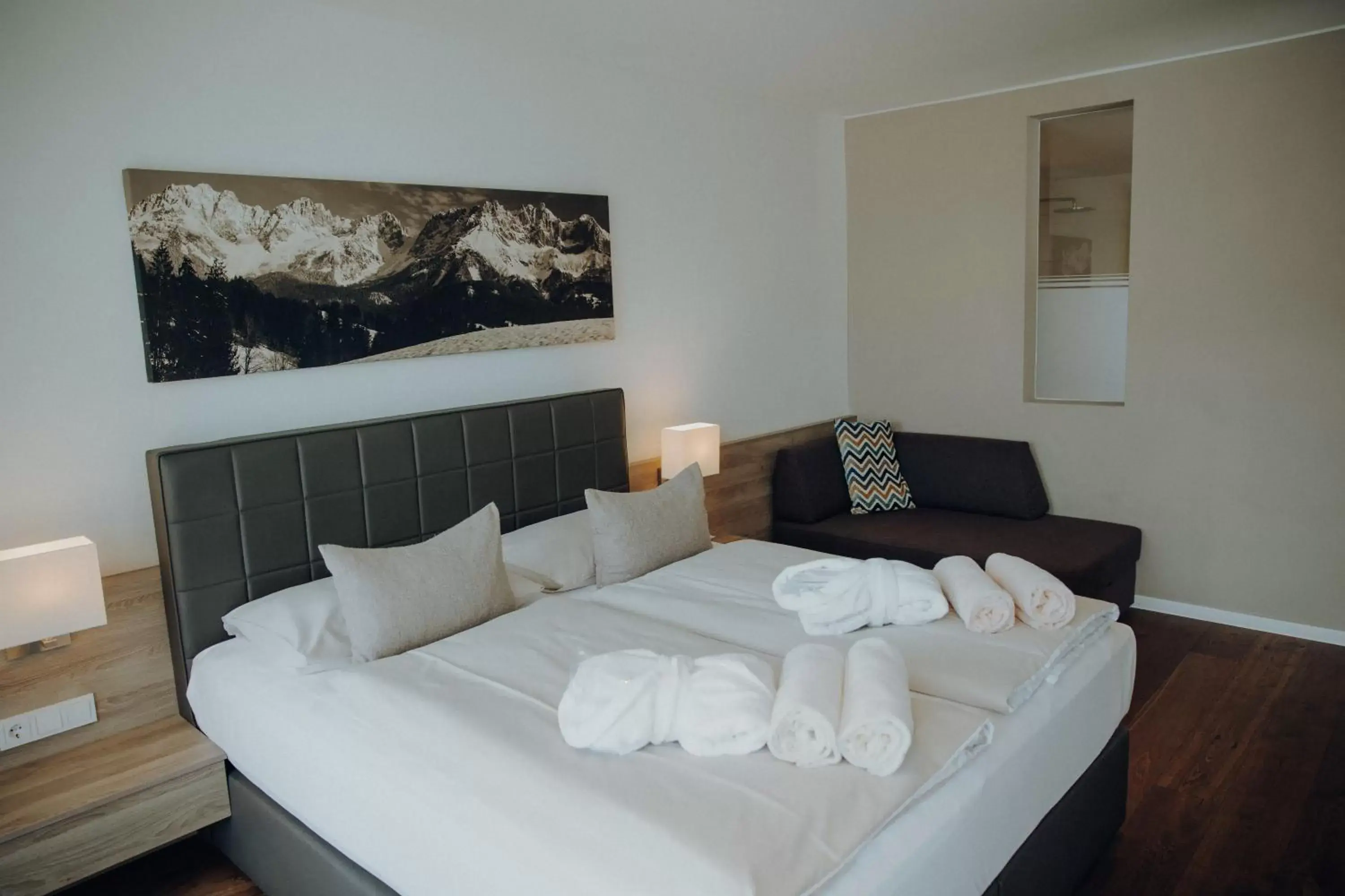 Bedroom, Bed in Sentido alpenhotel Kaiserfels