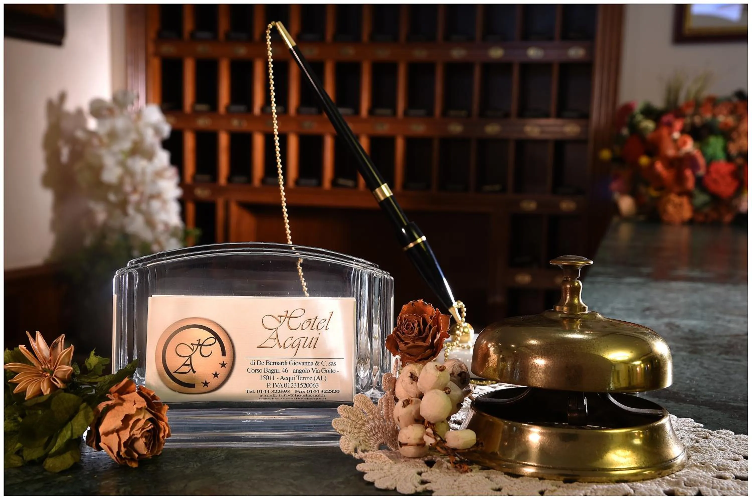 Lobby or reception in Hotel Acqui & Centro Benessere