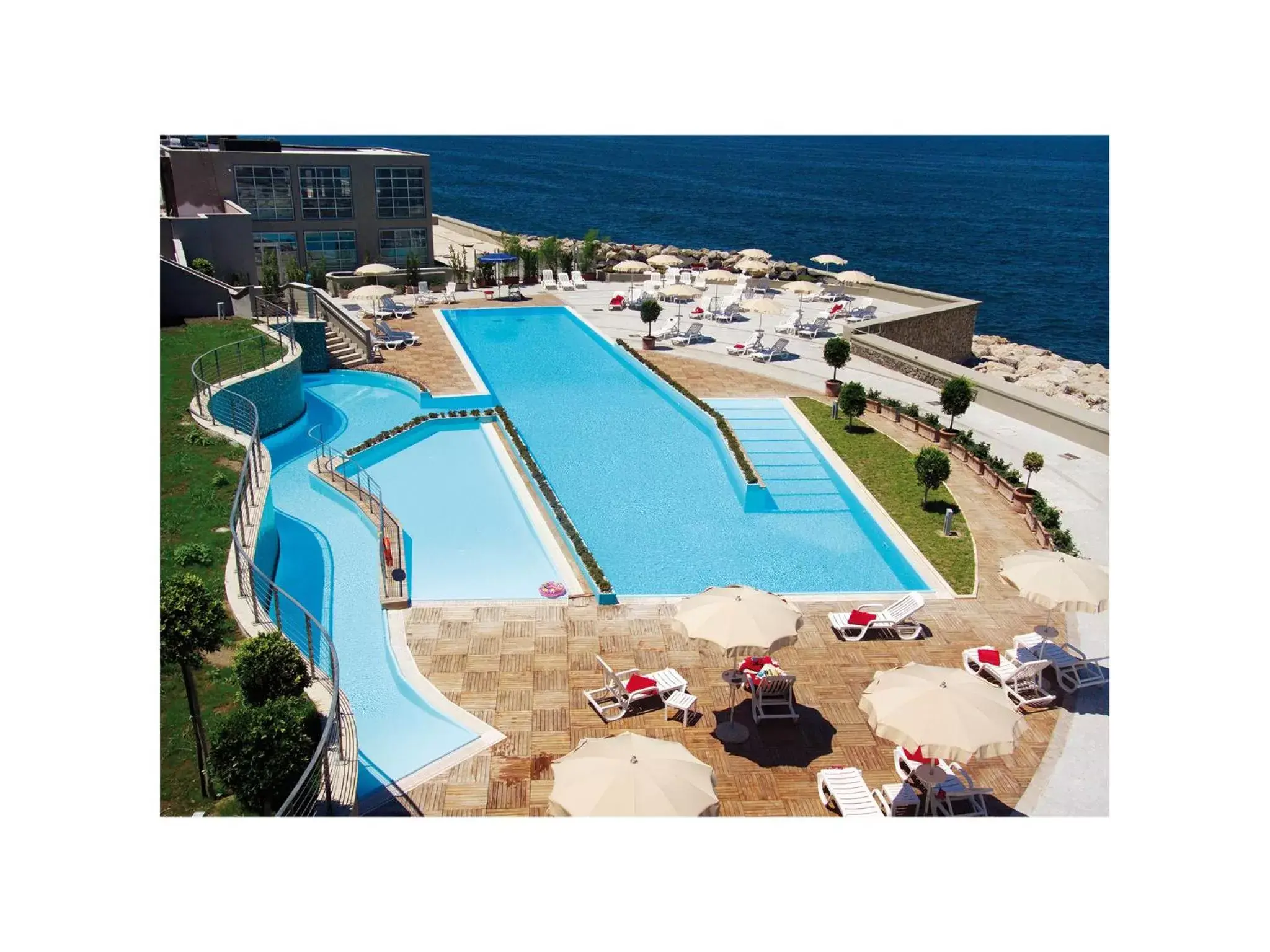 Swimming pool, Pool View in Towers Hotel Stabiae Sorrento Coast