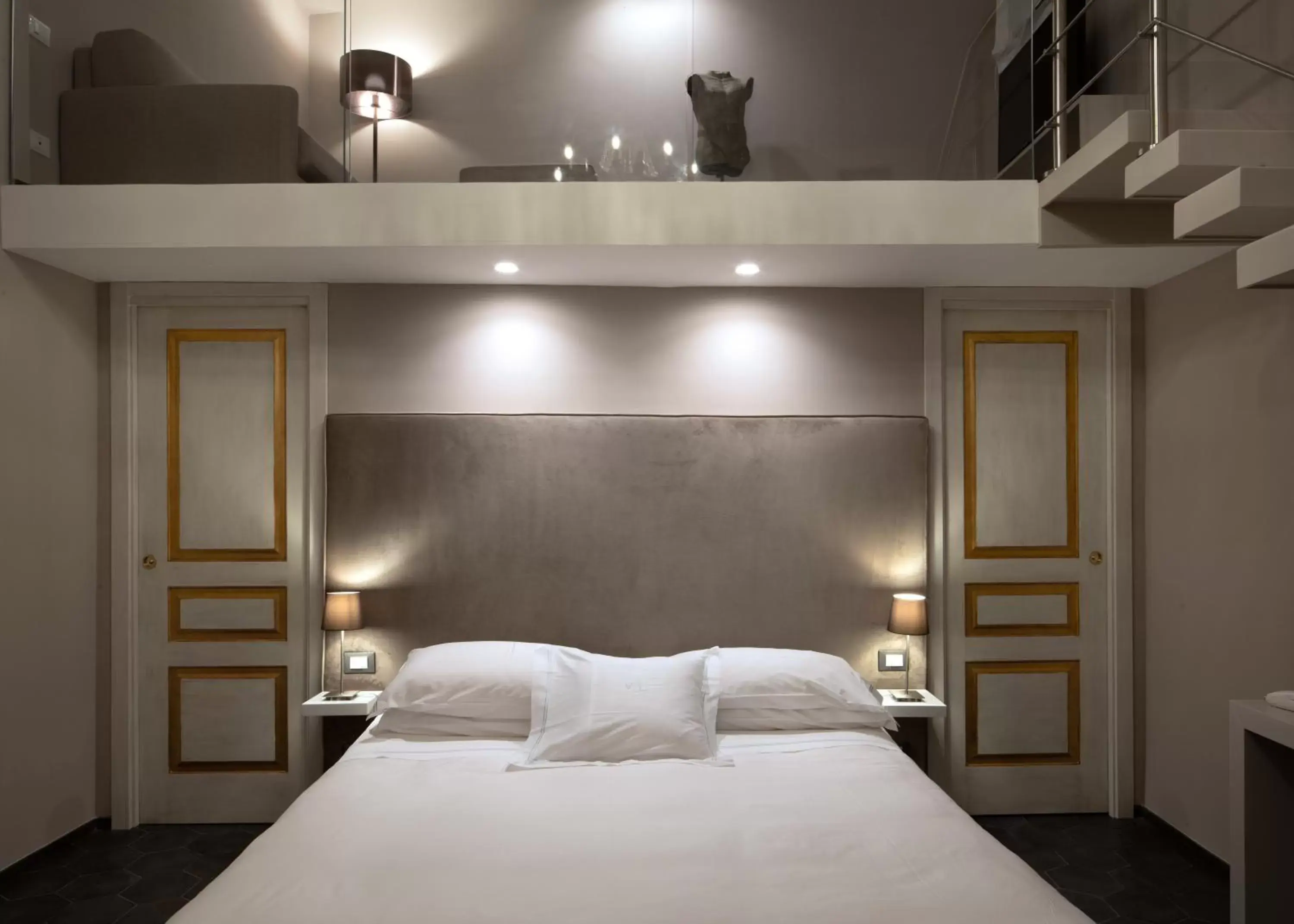 Bed in Hotel Villa Taormina
