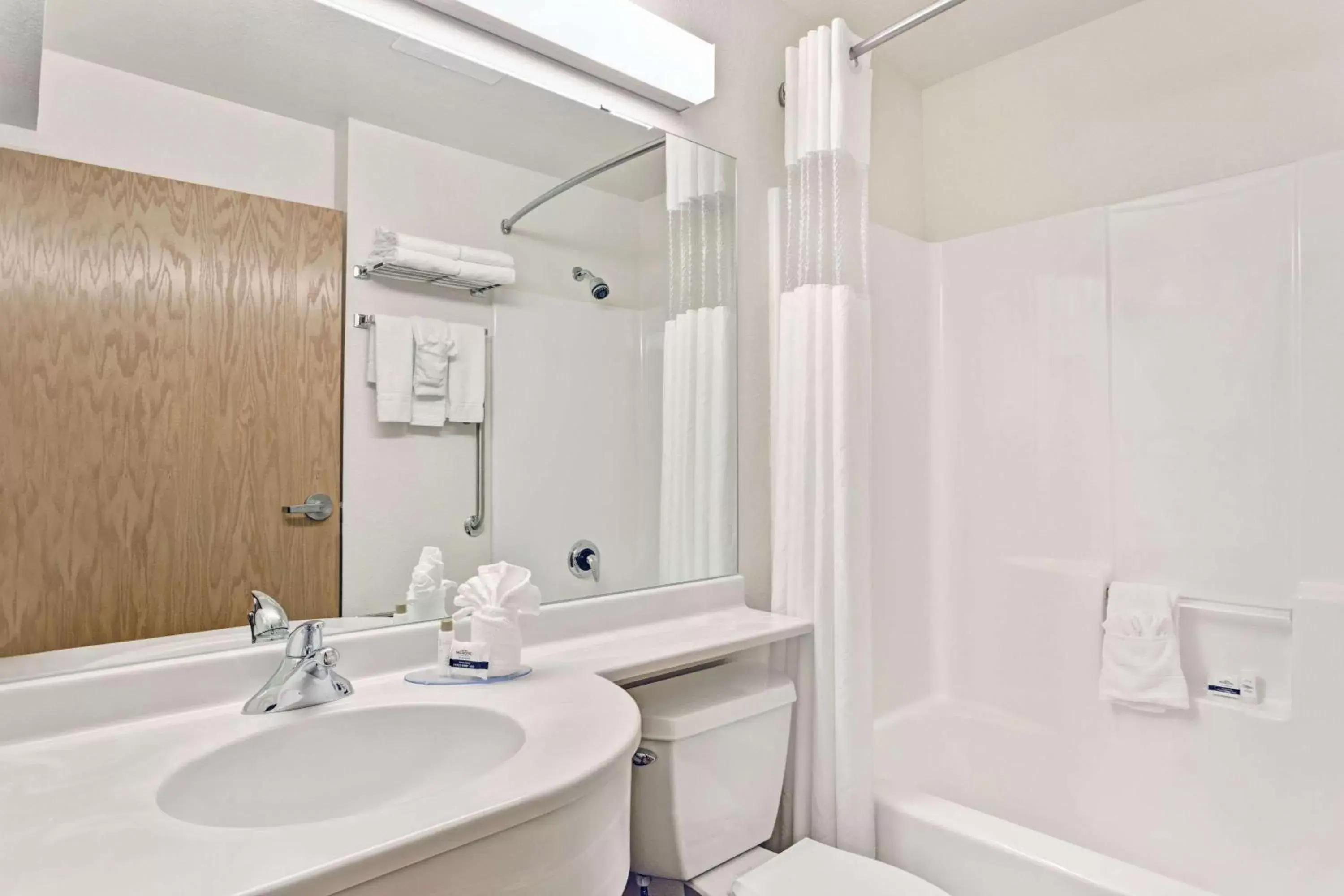 Bathroom in Microtel Inn & Suites Cheyenne