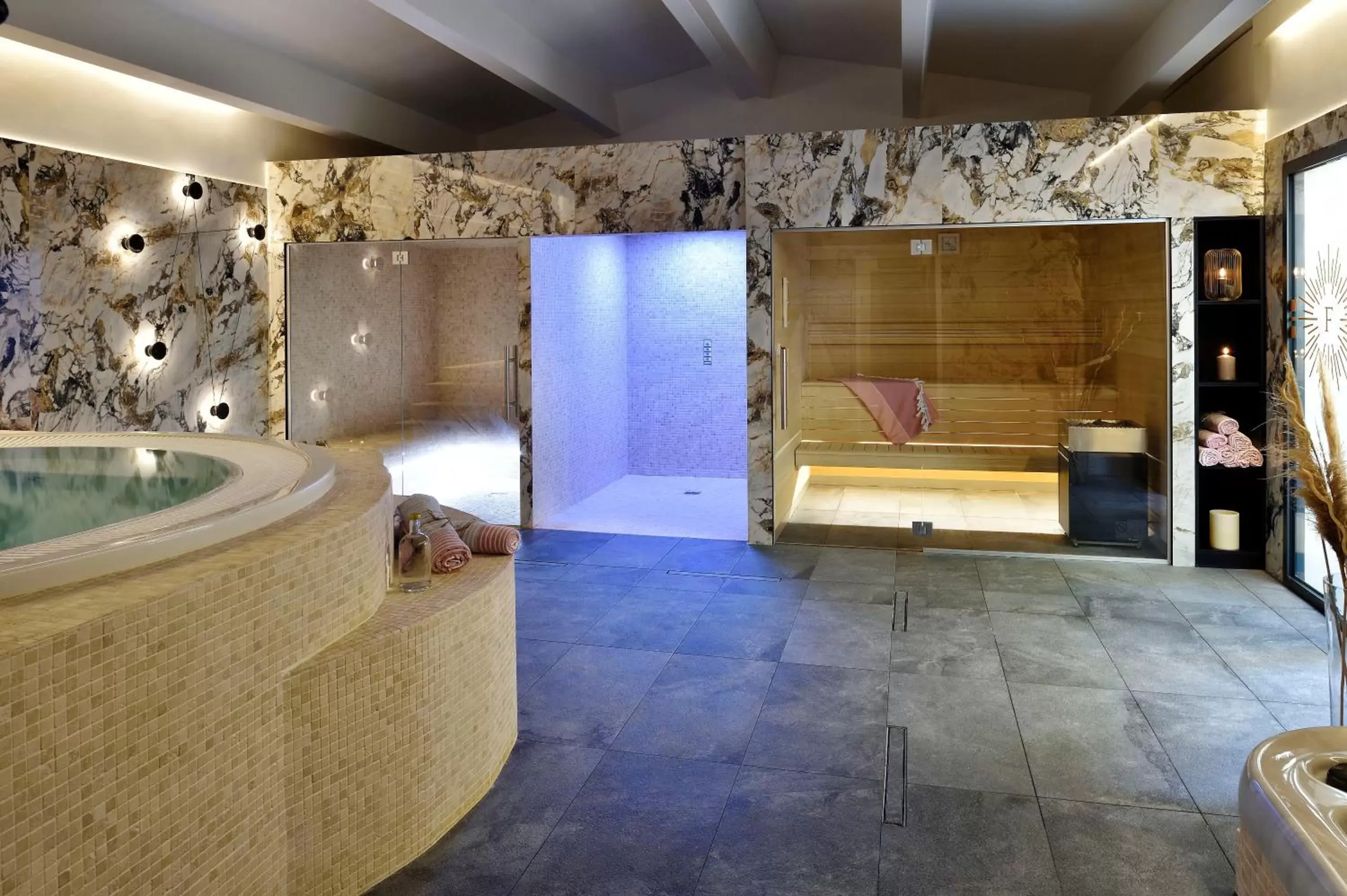 Spa and wellness centre/facilities, Swimming Pool in Hôtel Fesch & Spa