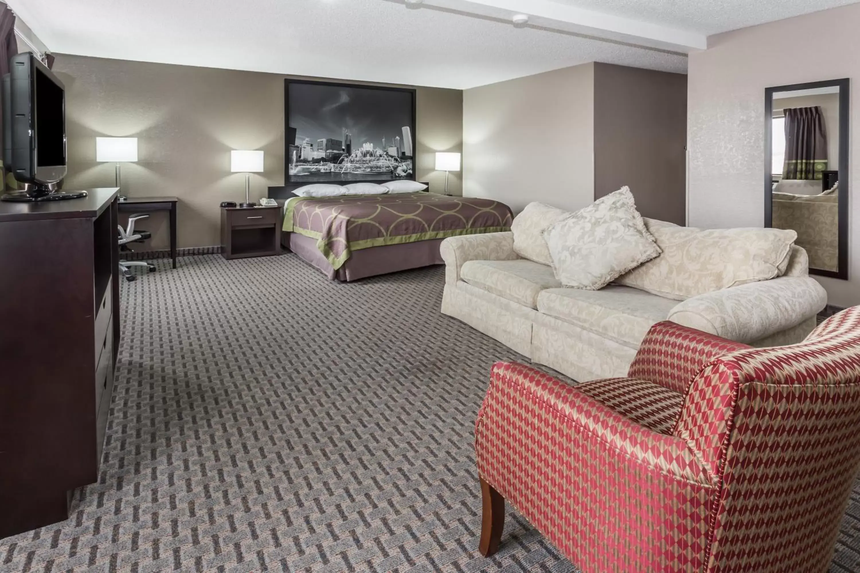 King Studio Suite - Non-Smoking in Super 8 by Wyndham Mundelein/Libertyville Area King Studio Suite - Non-Smoking in Super 8 by Wyndham Mundelein/Libertyville Area