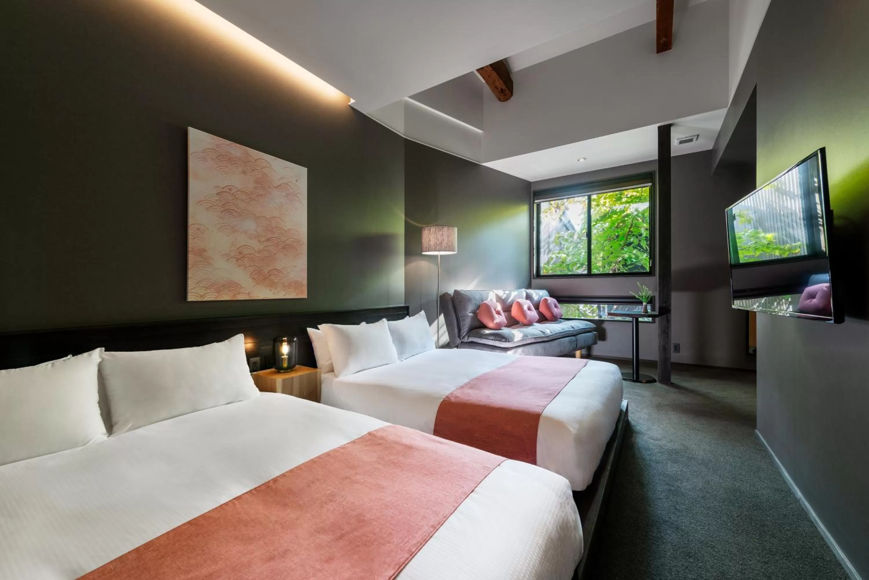 Photo of the whole room, Bed in THE MACHIYA HOTEL TAKAYAMA