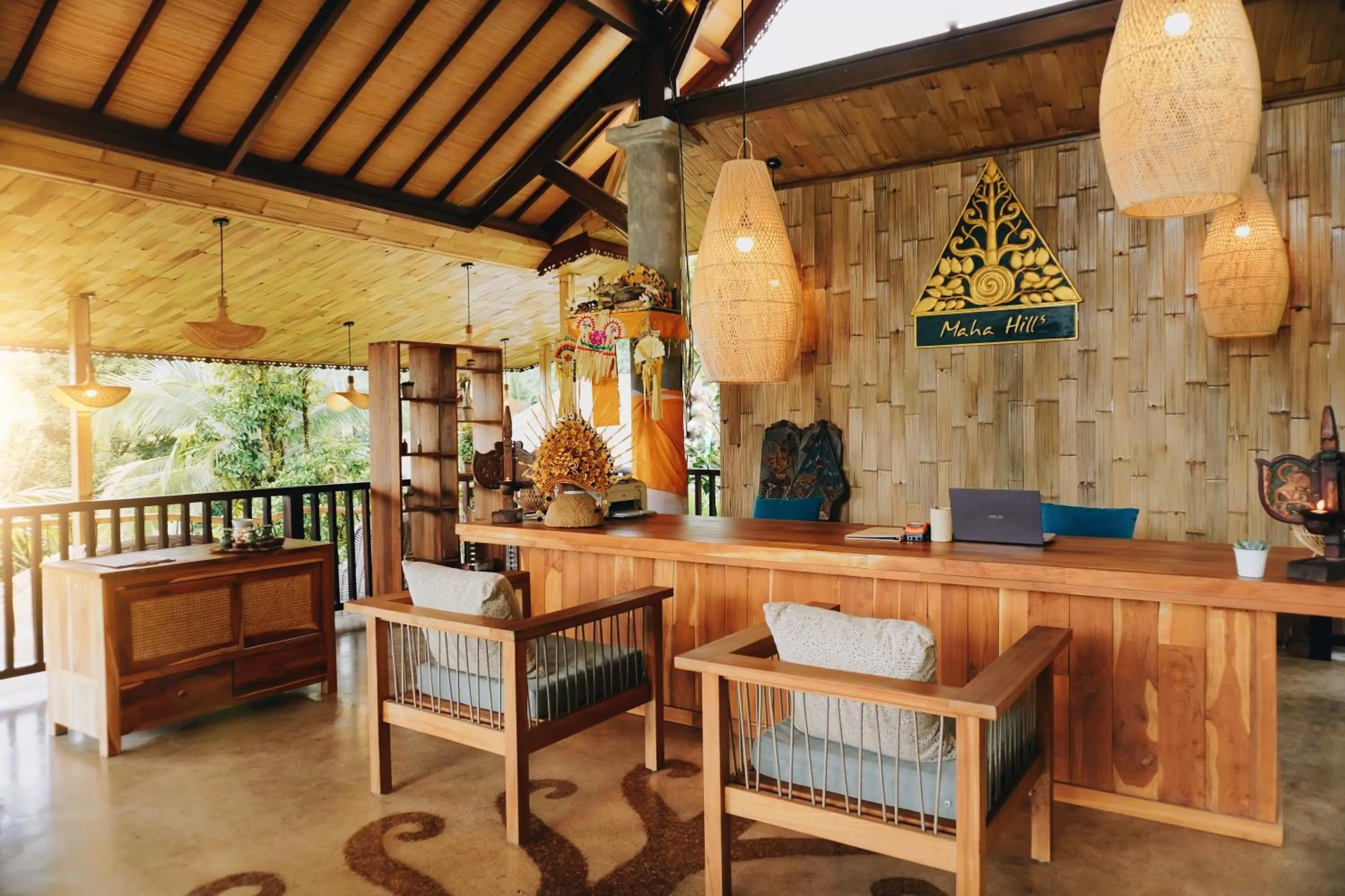 Lobby or reception in Maha Hills Resort by Mahaprana Experience