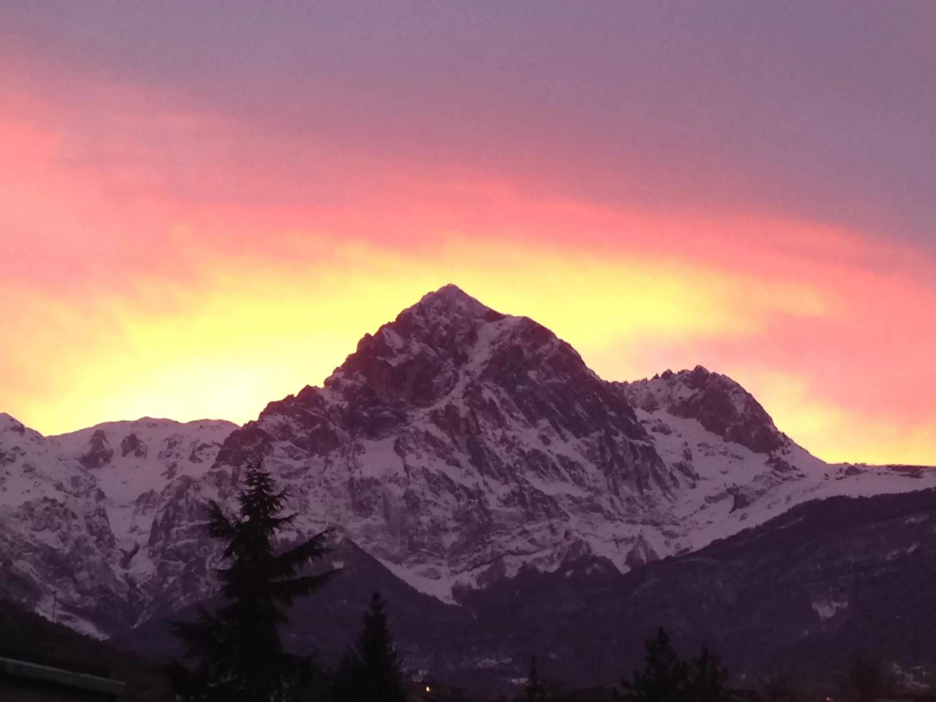 View (from property/room), Mountain View in Hotel Pina Ristorante