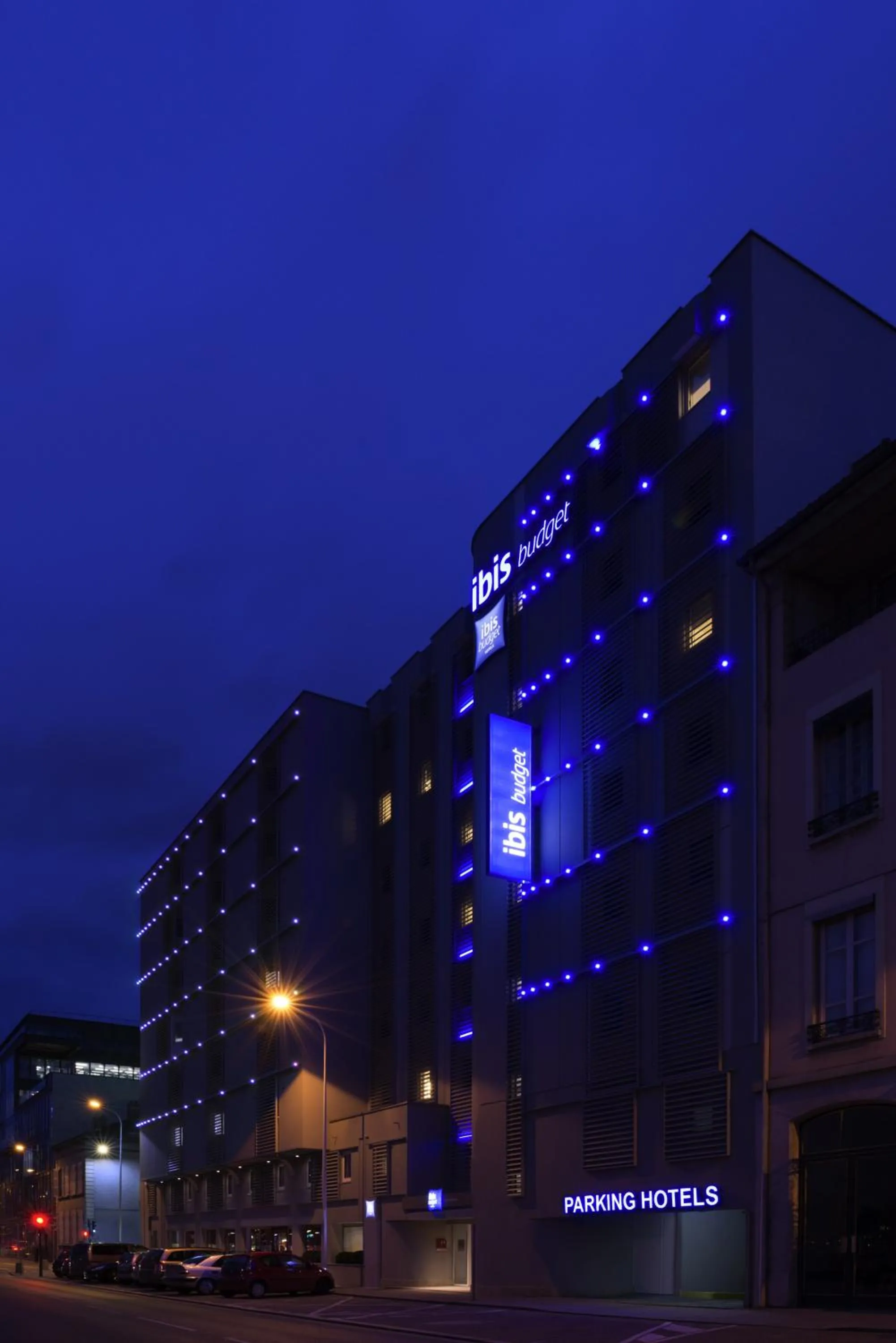 Facade/entrance in ibis budget Lyon Centre Confluence