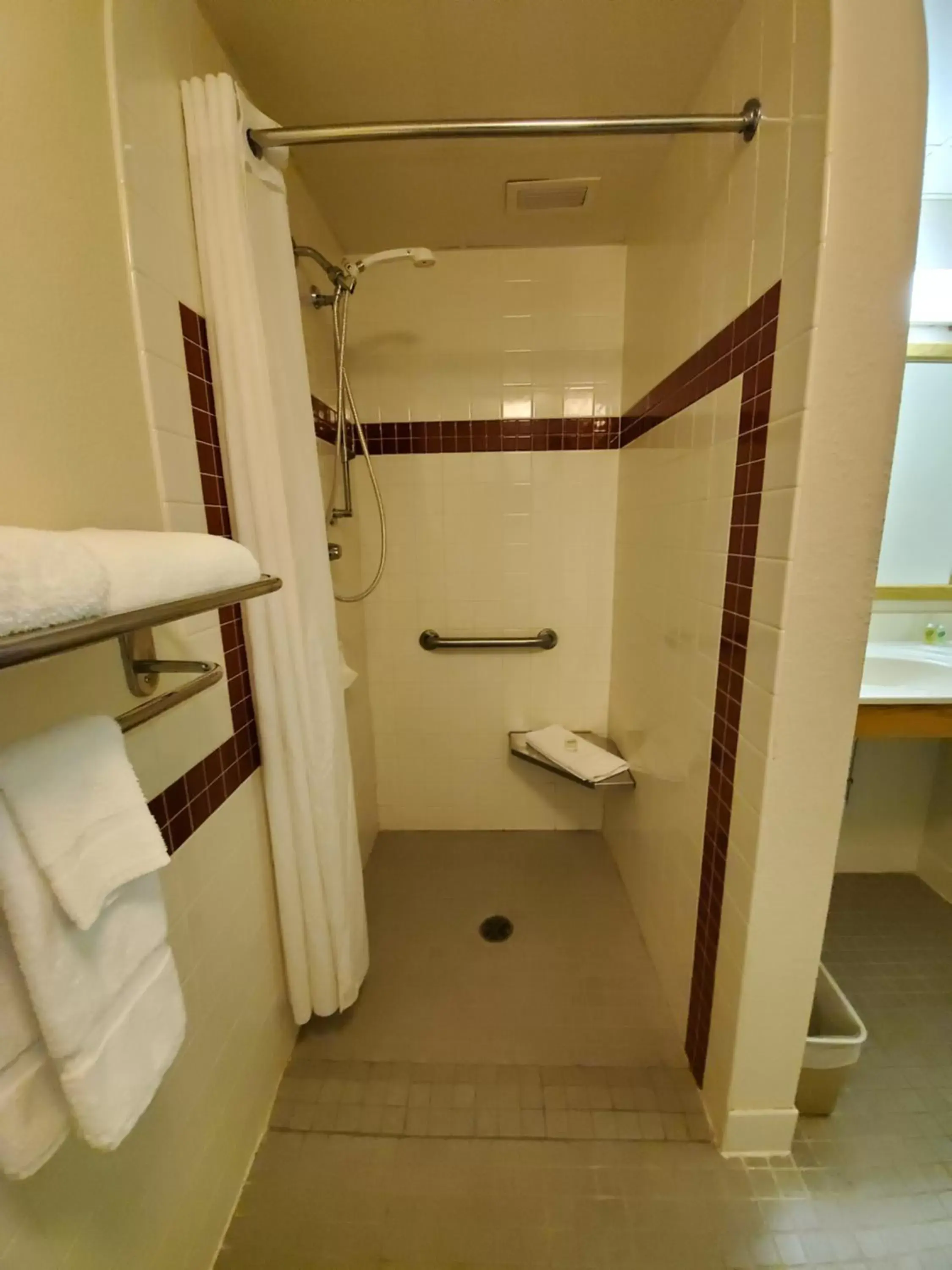 Shower, Bathroom in Boarders Inn and Suites by Cobblestone Hotels - Ripon