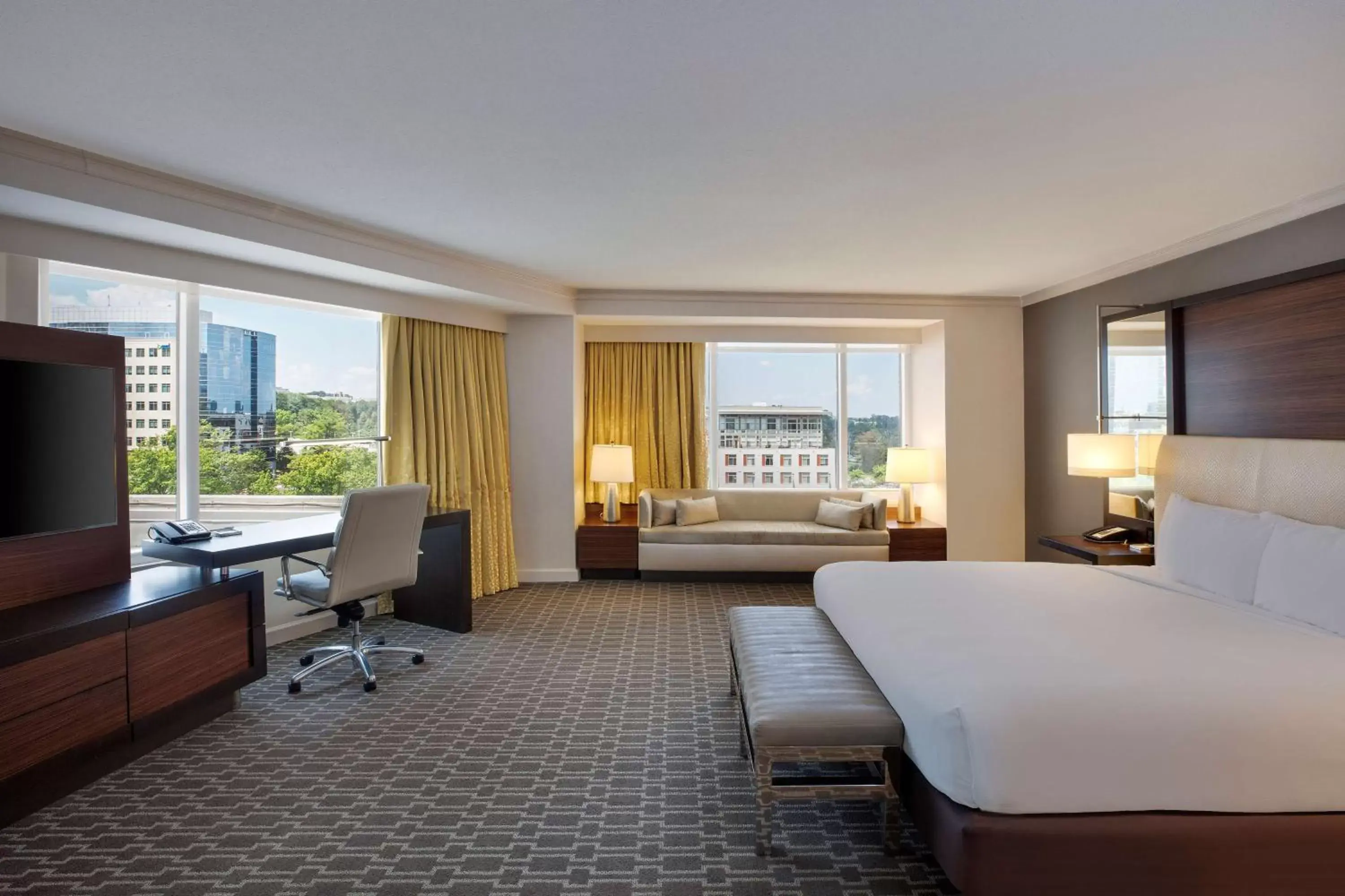 Bed, View in Hilton McLean Tysons Corner