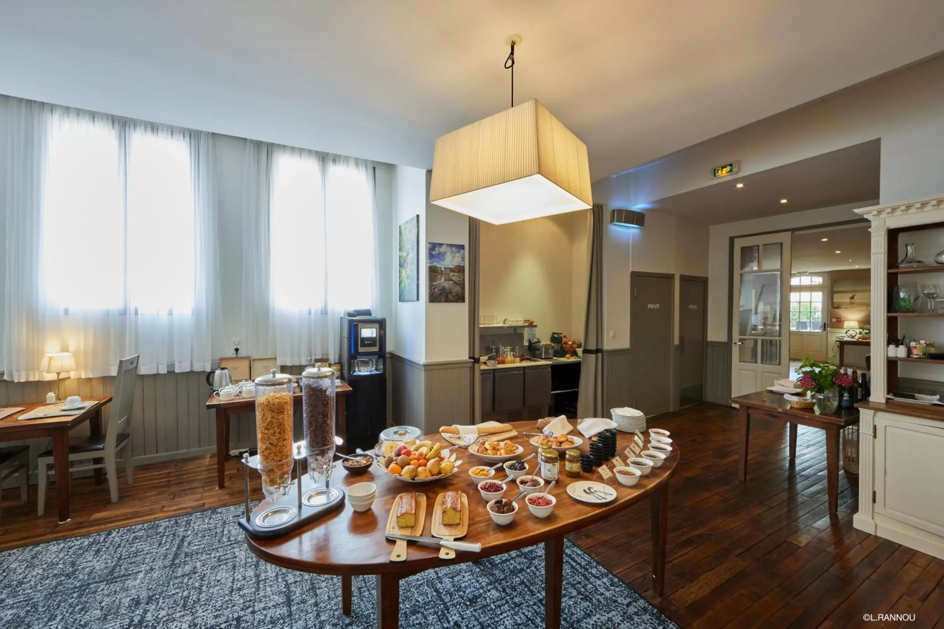 Buffet breakfast in Logis Hotel, restaurant et spa Le Relais De Broceliande