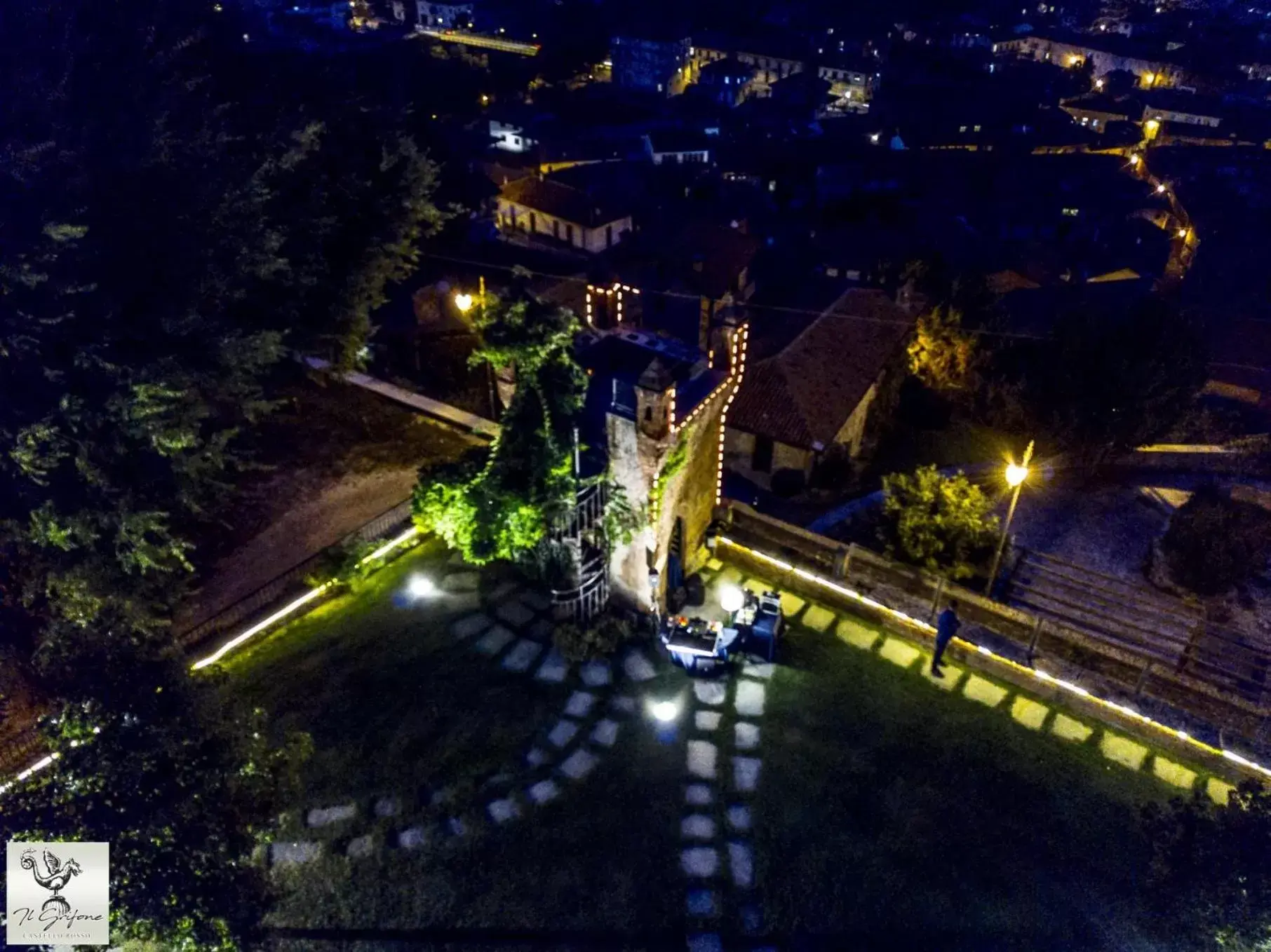 Bird's eye view, Bird's-eye View in Castello Rosso