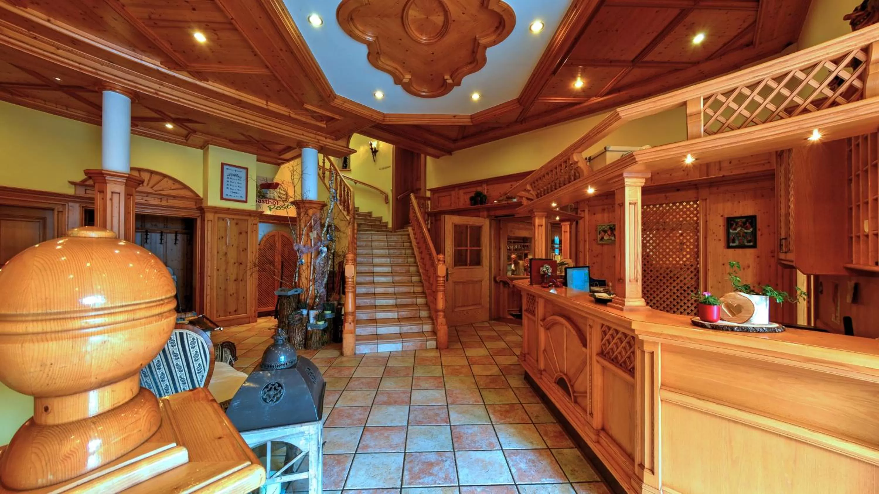 Lobby or reception in Gasthof zur Post