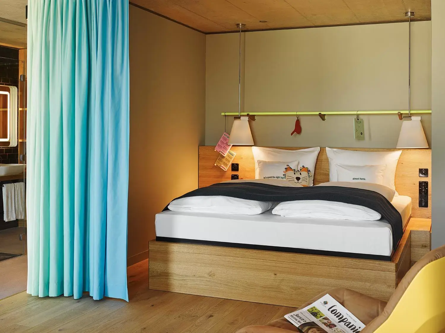 Bedroom, Bed in 25hours Hotel Langstrasse
