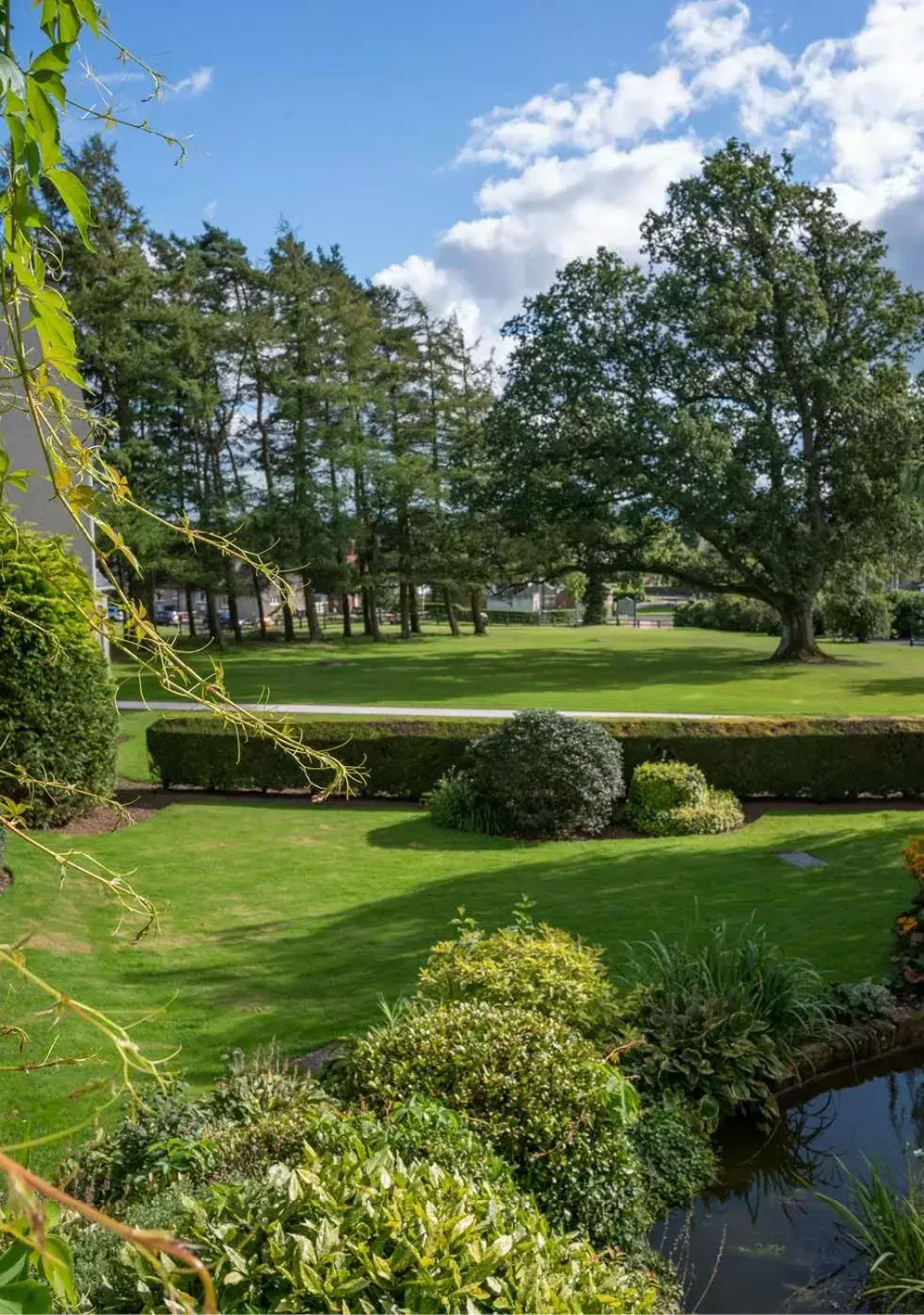 Garden view, Garden in Gretna Hall Hotel