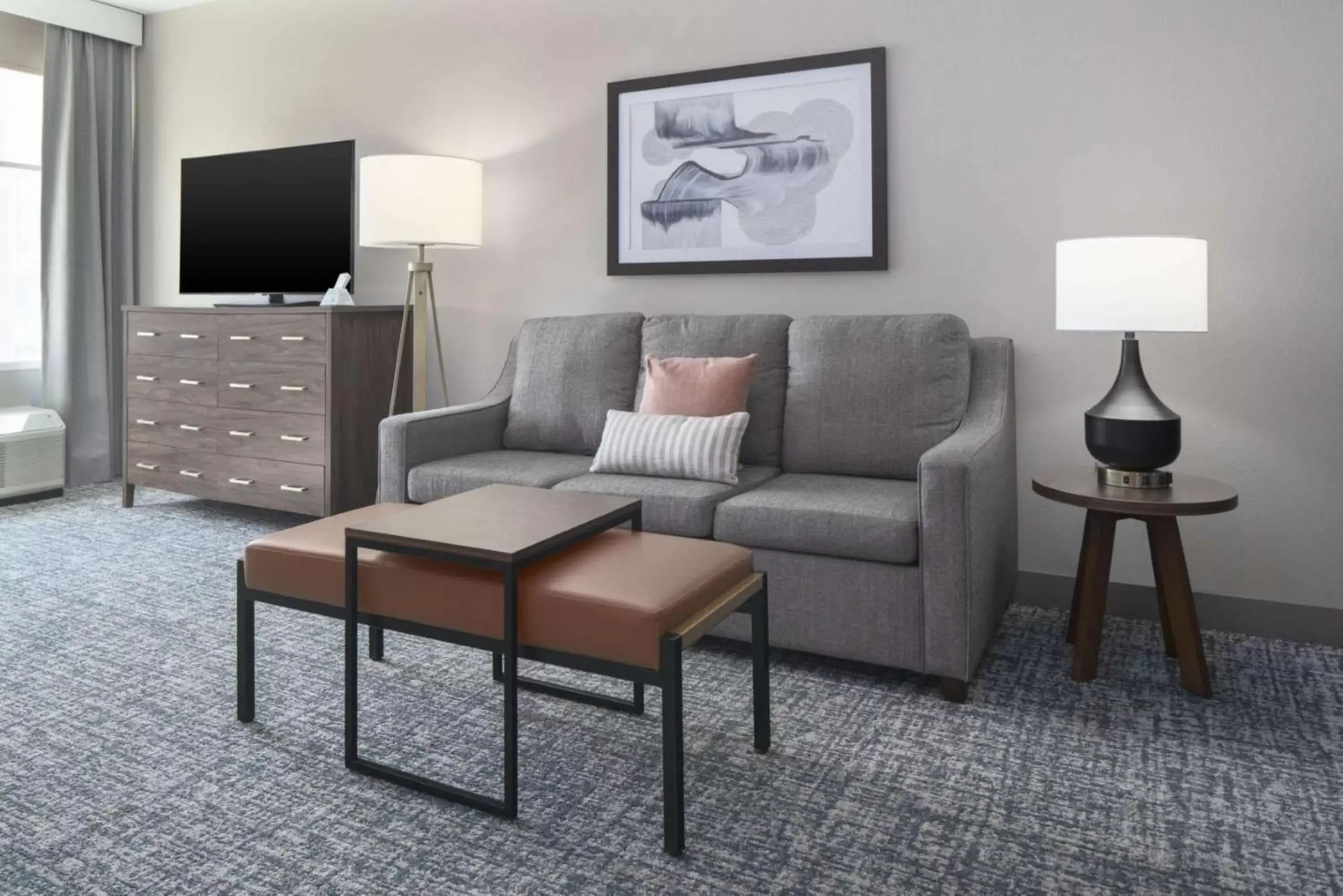 Living room, Seating Area in Homewood Suites by Hilton DFW Airport South, TX