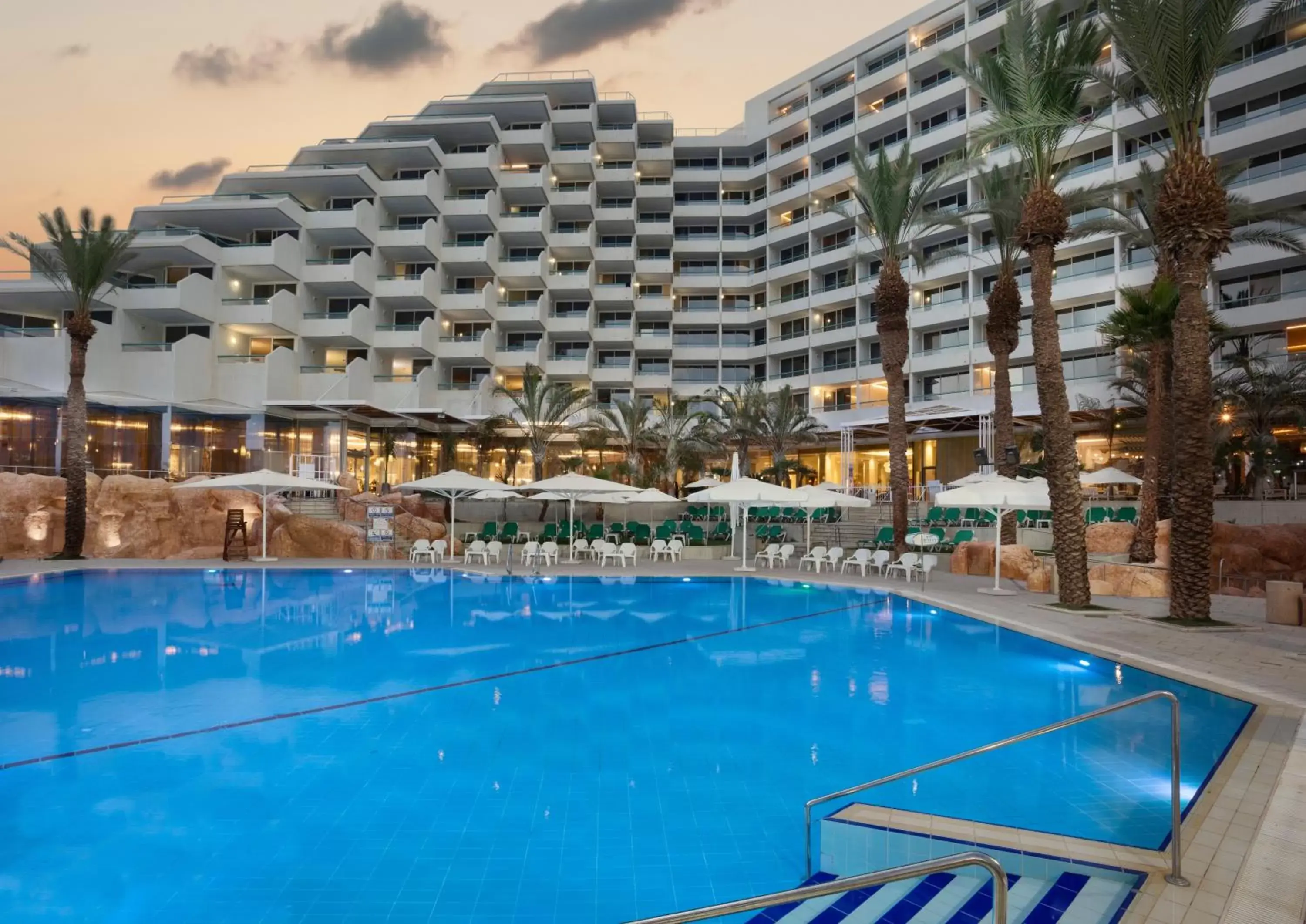 Property building, Swimming Pool in Vert Hotel Eilat by AFI Hotels