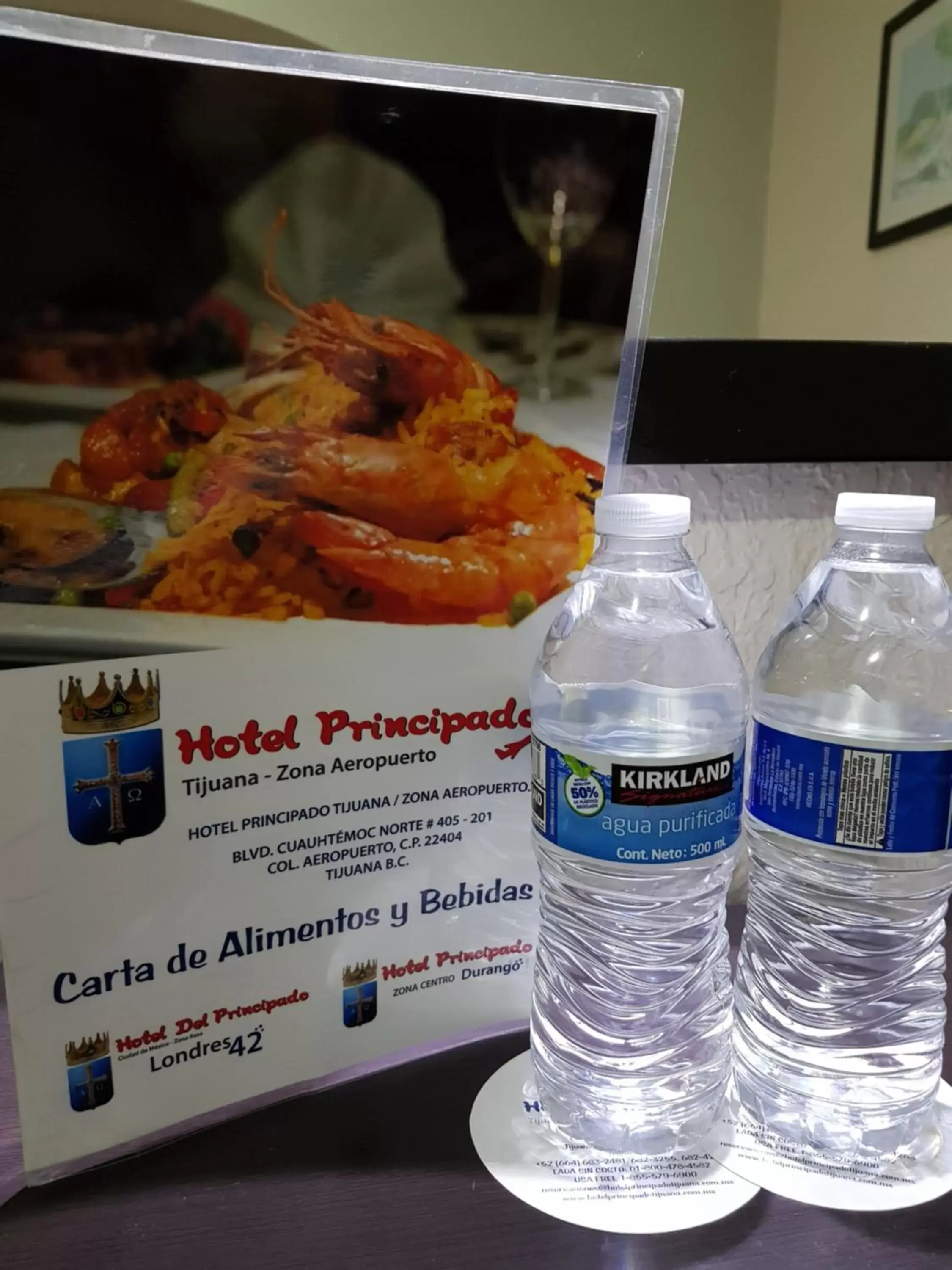 Food and drinks in Hotel Principado Tijuana Aeropuerto