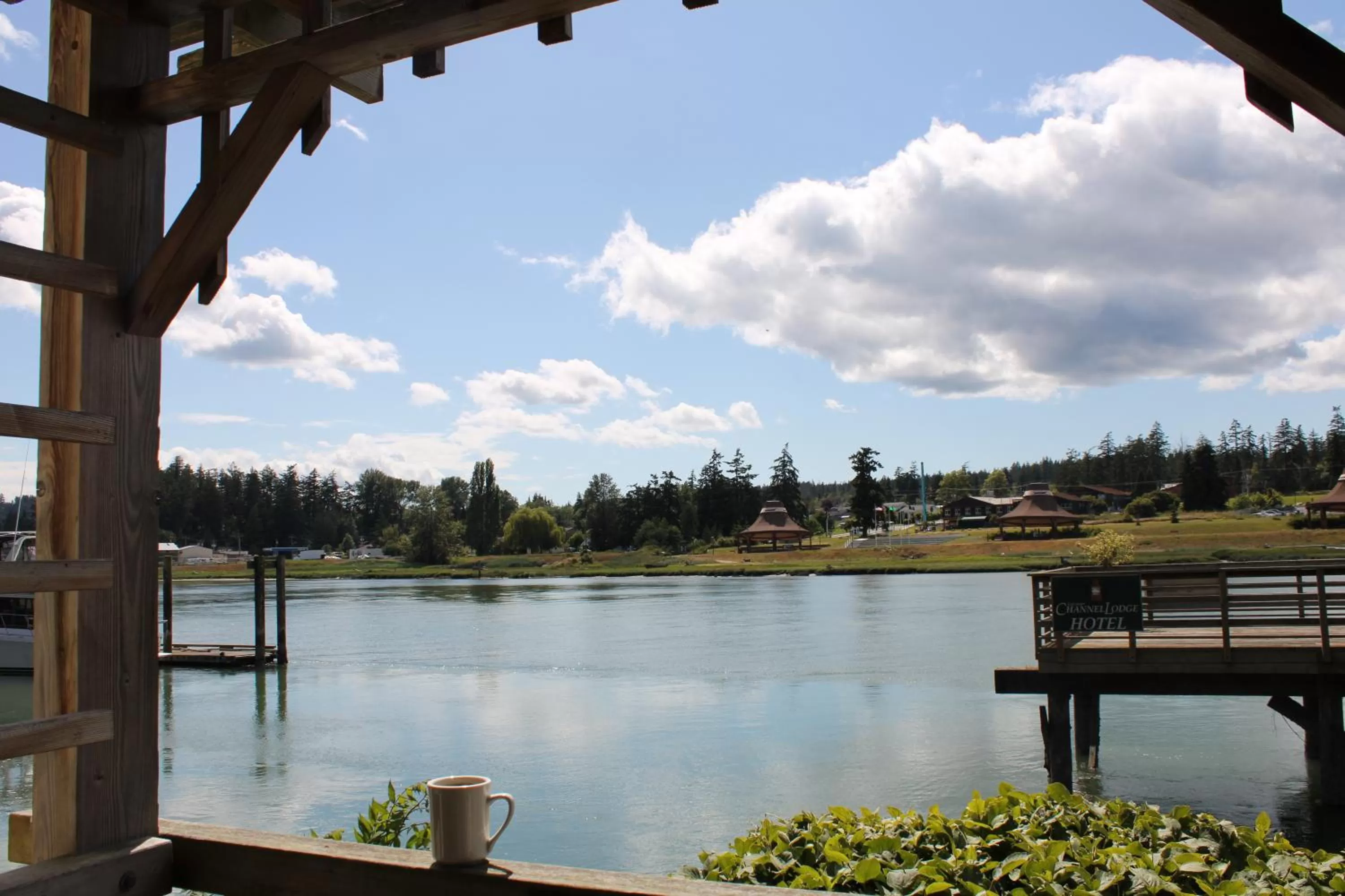 Natural landscape in La Conner Channel Lodge