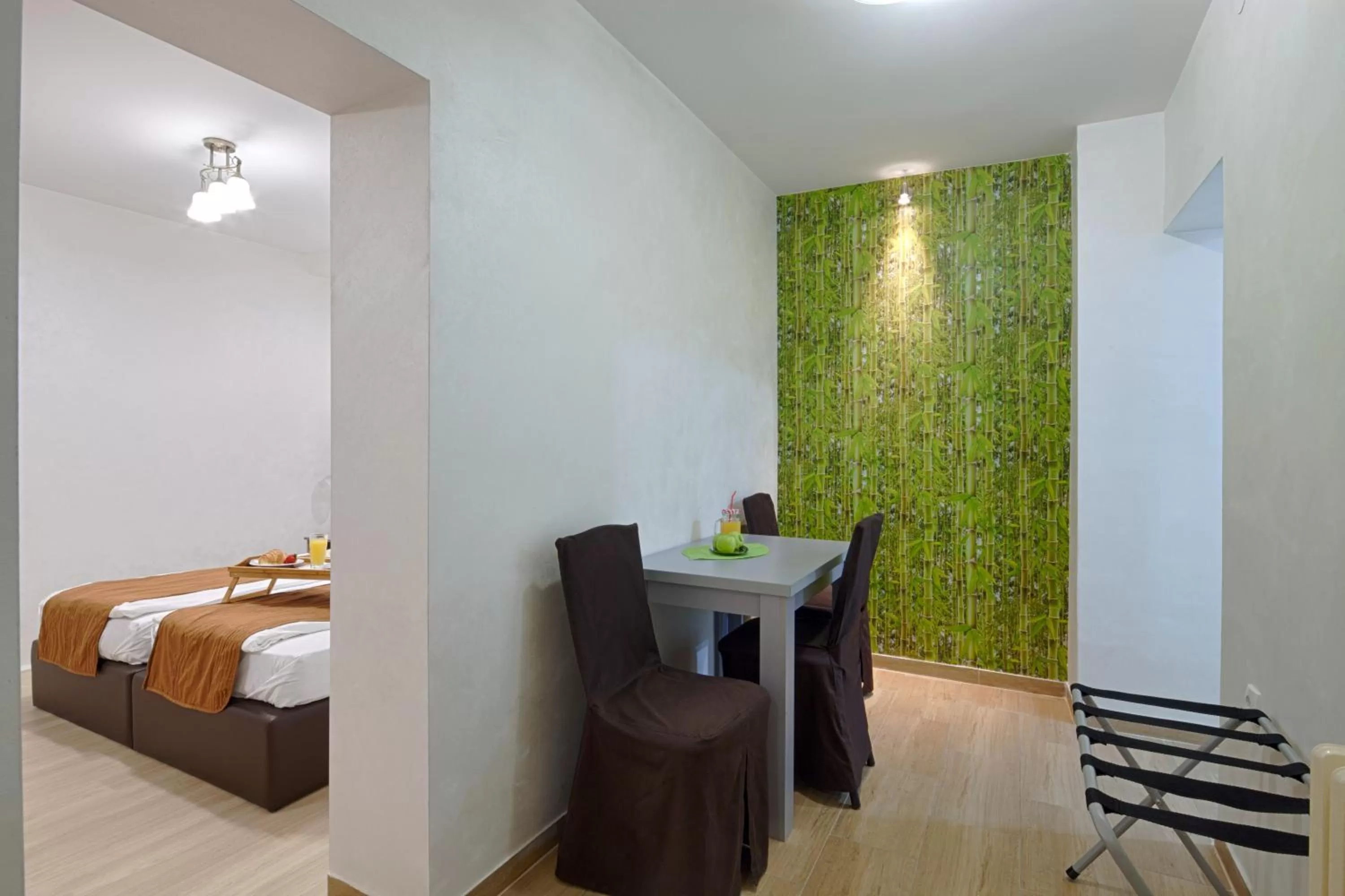 Decorative detail, Bed in Hotel Fontana