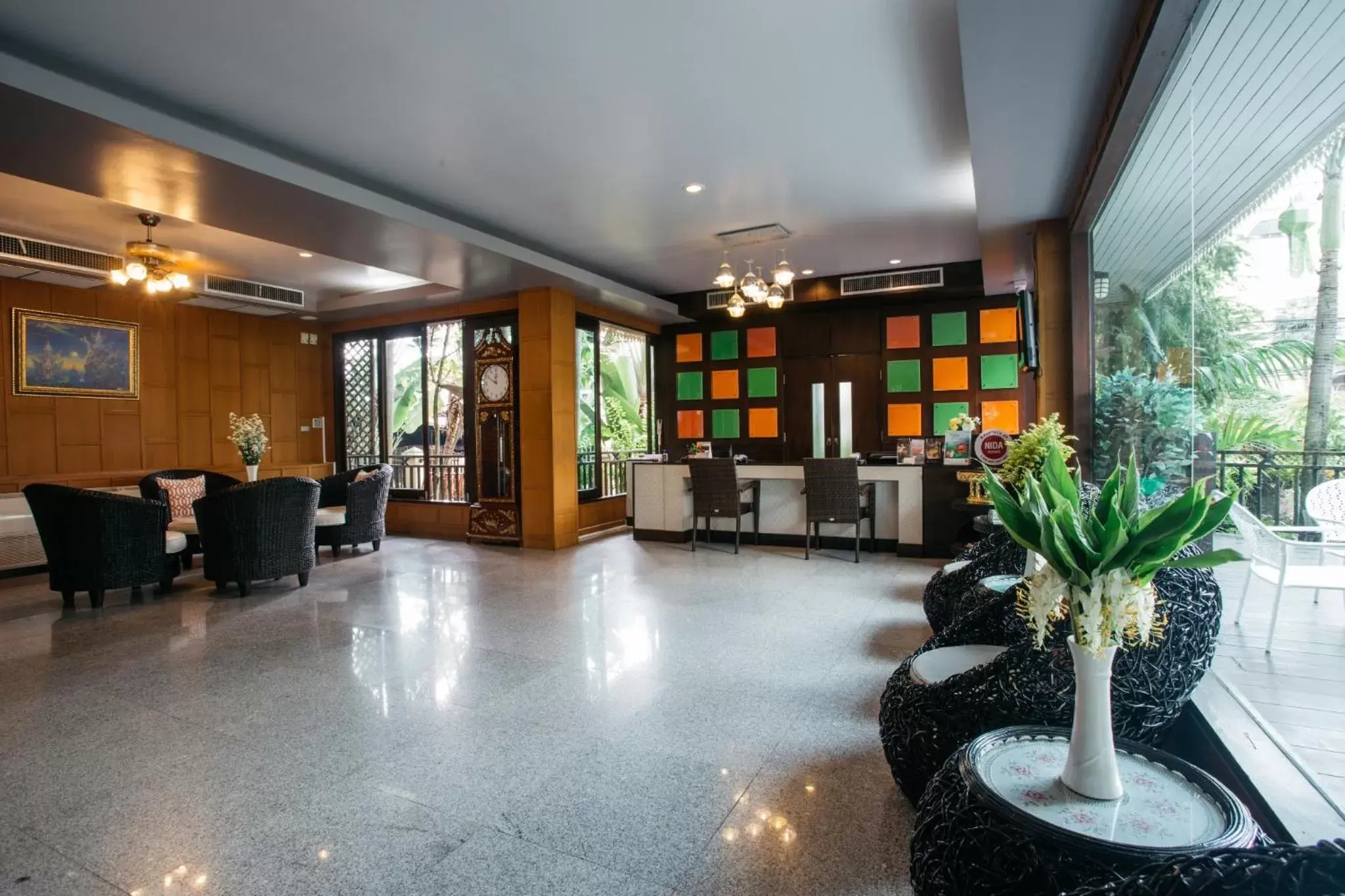 Lobby or reception in Diamond Park Inn Chiangrai & Resort Lobby or reception in Diamond Park Inn Chiangrai & Resort