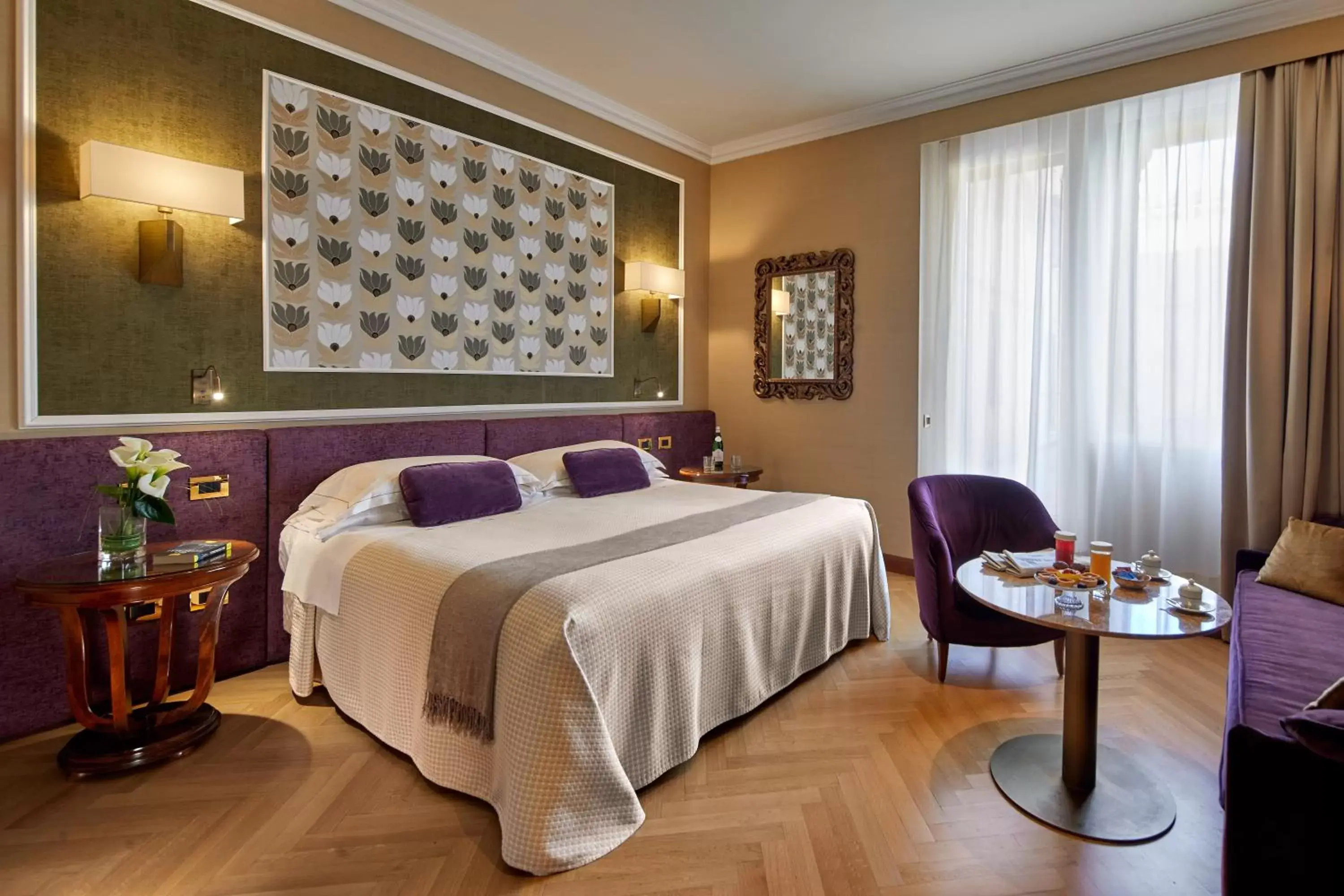 Bed in Hotel Accademia