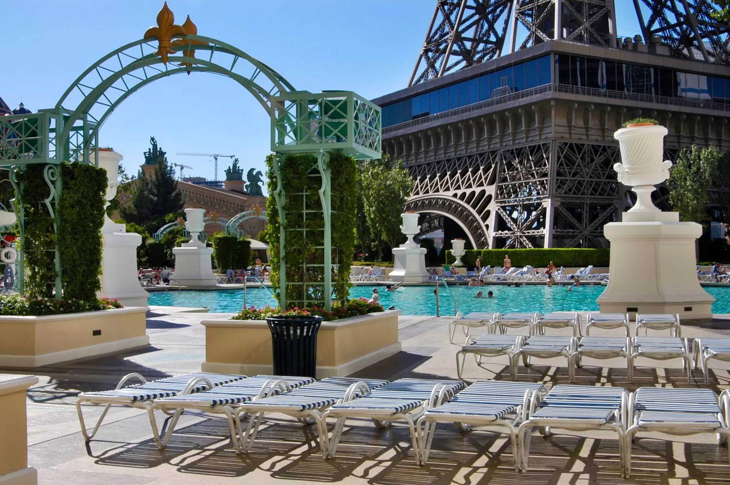 Swimming pool in Paris Las Vegas Hotel & Casino Swimming pool in Paris Las Vegas Hotel & Casino