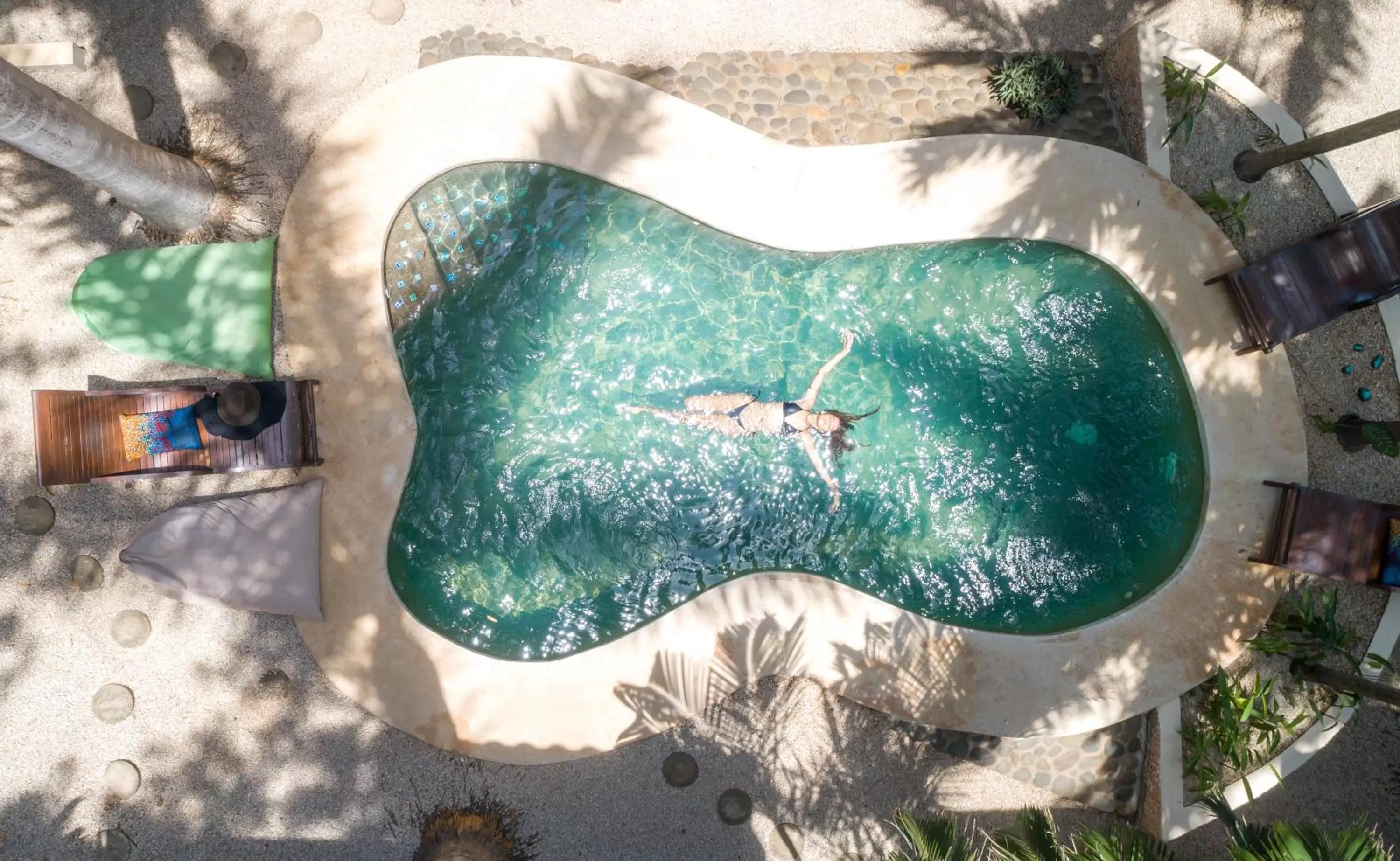 Swimming pool, Pool View in The Beach Bungalows - Yoga and Surf Hotel - Adults Only