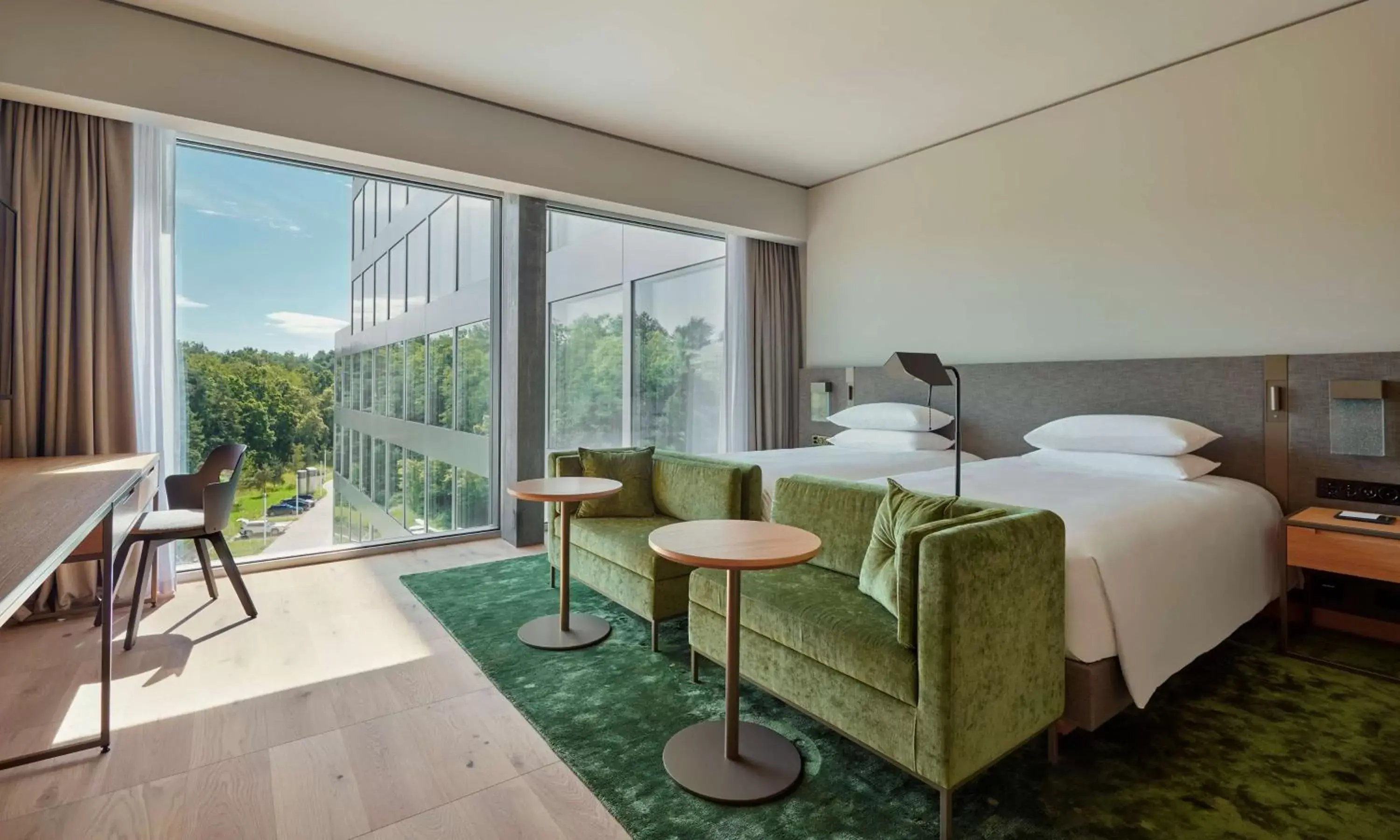 Bed in Hyatt Regency Zurich Airport Circle Bed in Hyatt Regency Zurich Airport Circle
